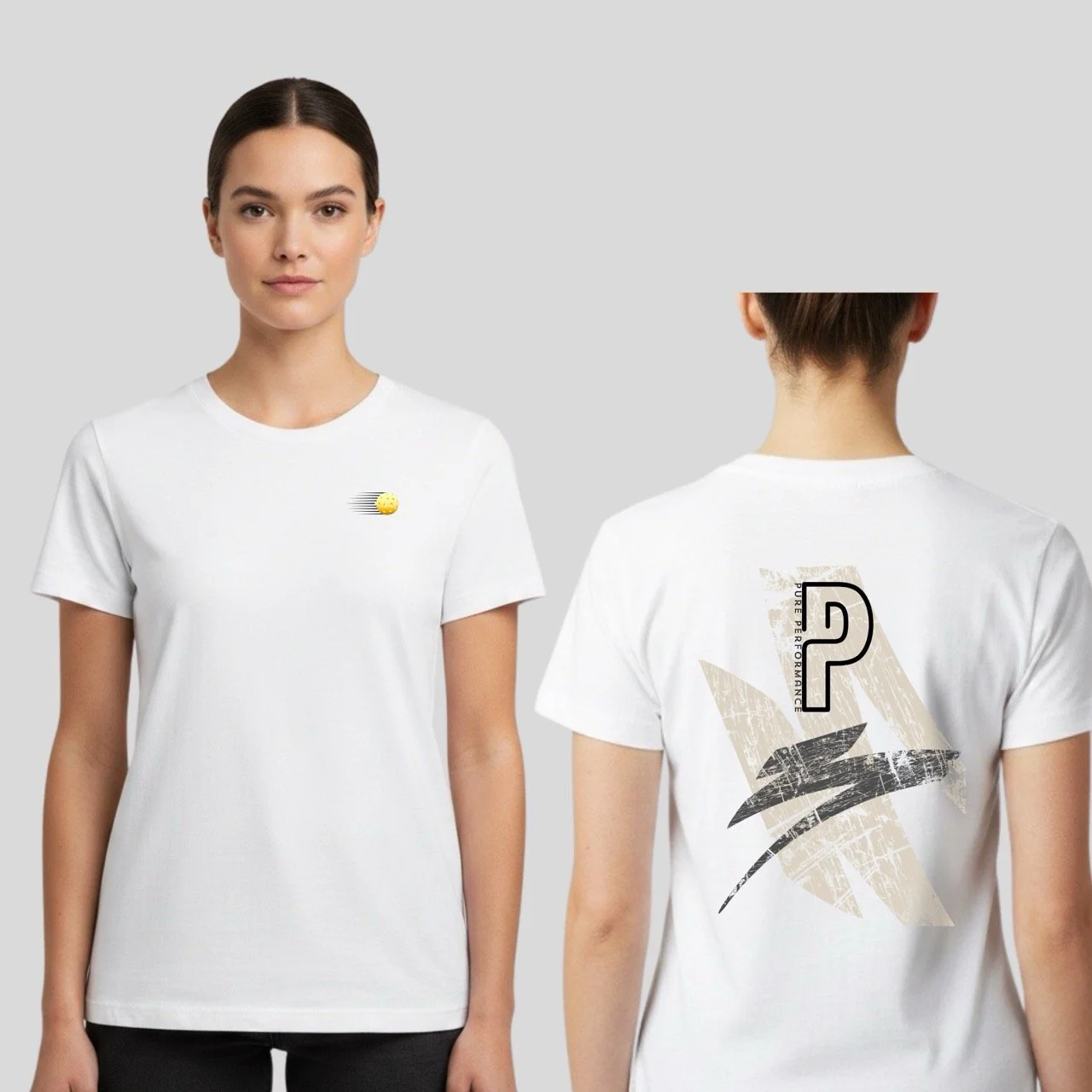 Women’s Mid-Weight Pure Performance Graphic Tee | Distressed Edition