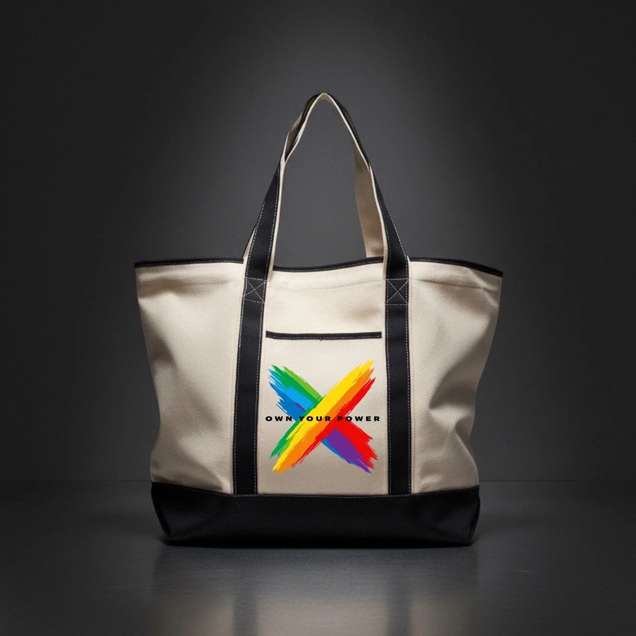 Eco Canvas Pickleball Tote Bag | Own Your Pride Power