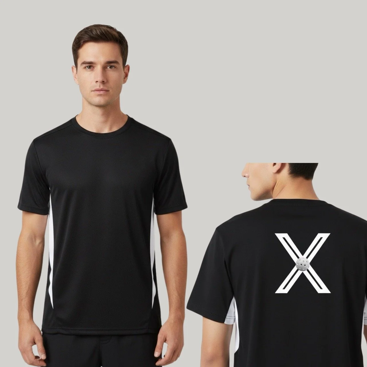 Men’s Pro-Elite X Performance Tee Contrasting Obliques)