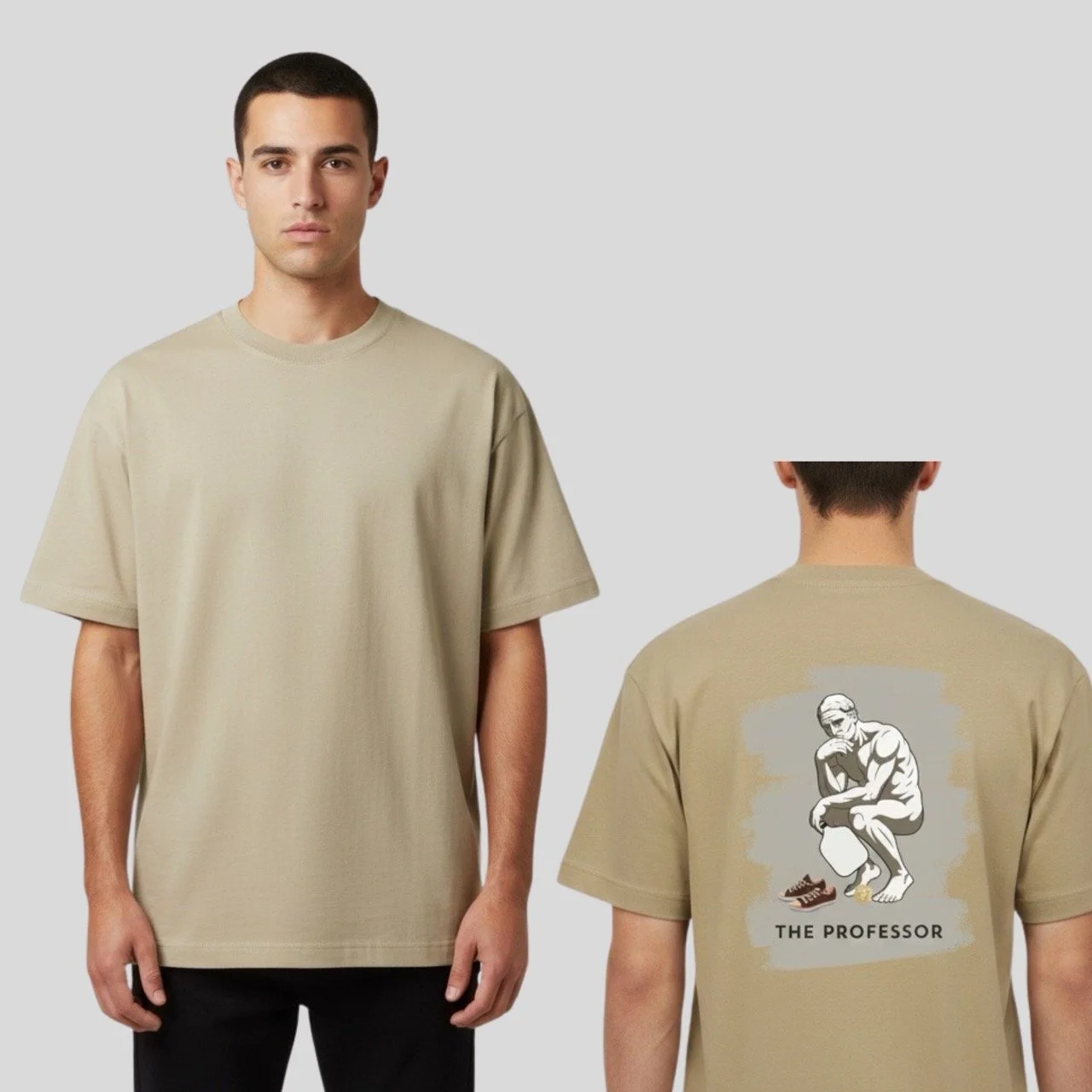 Men’s The Professor Box Tee | Heavy-Weight Art of Pickleball Collection