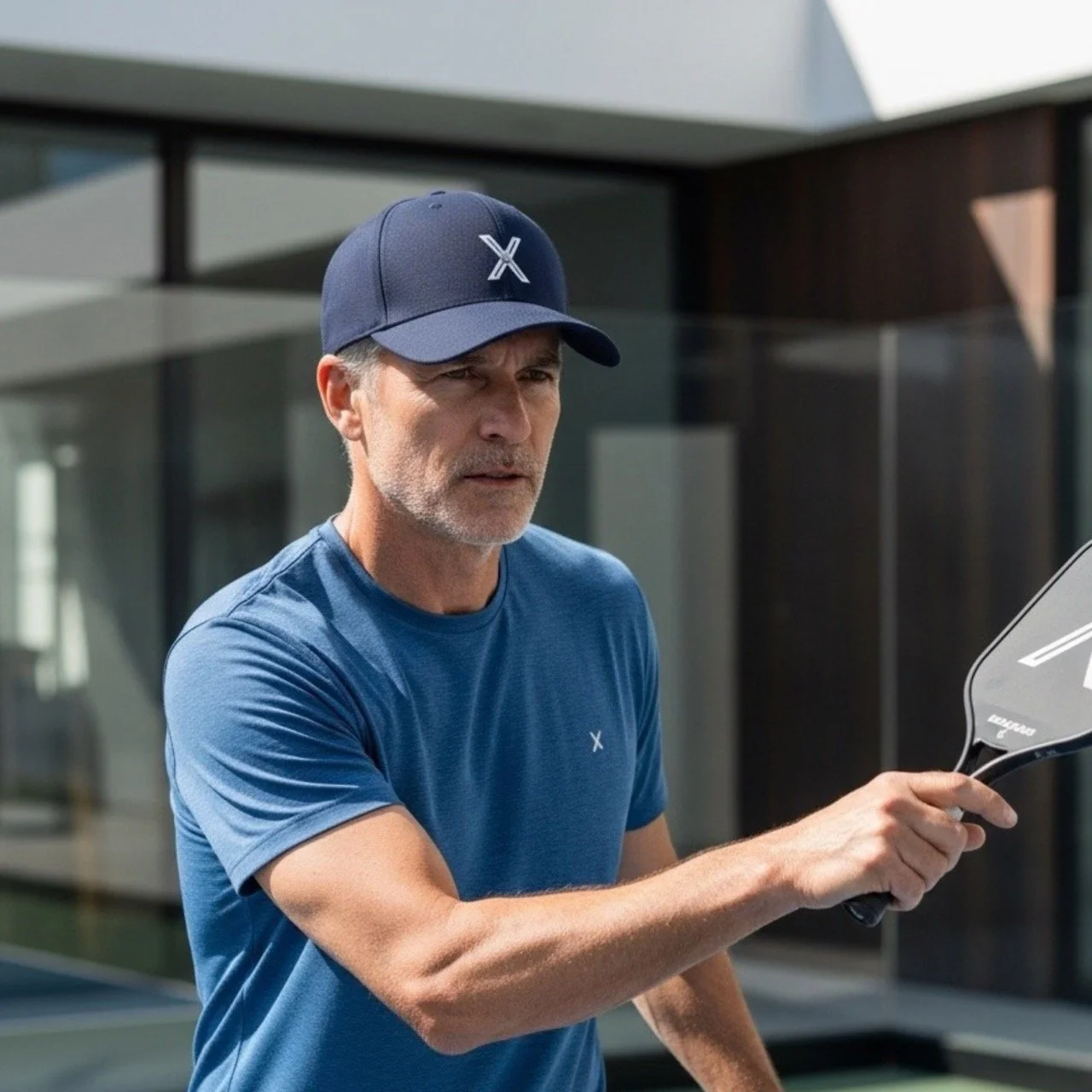 Cross Court Flexfit Cool & Dry men's Performance Cap | Lightweight Moisture-Wicking