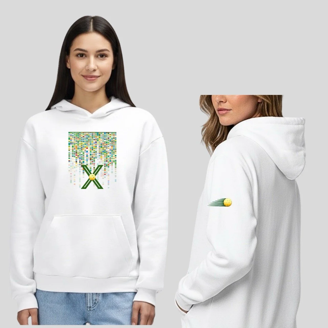 Women’s Matrix Rally Lightweight Fleece Hoodie | Digital Graphic Edition