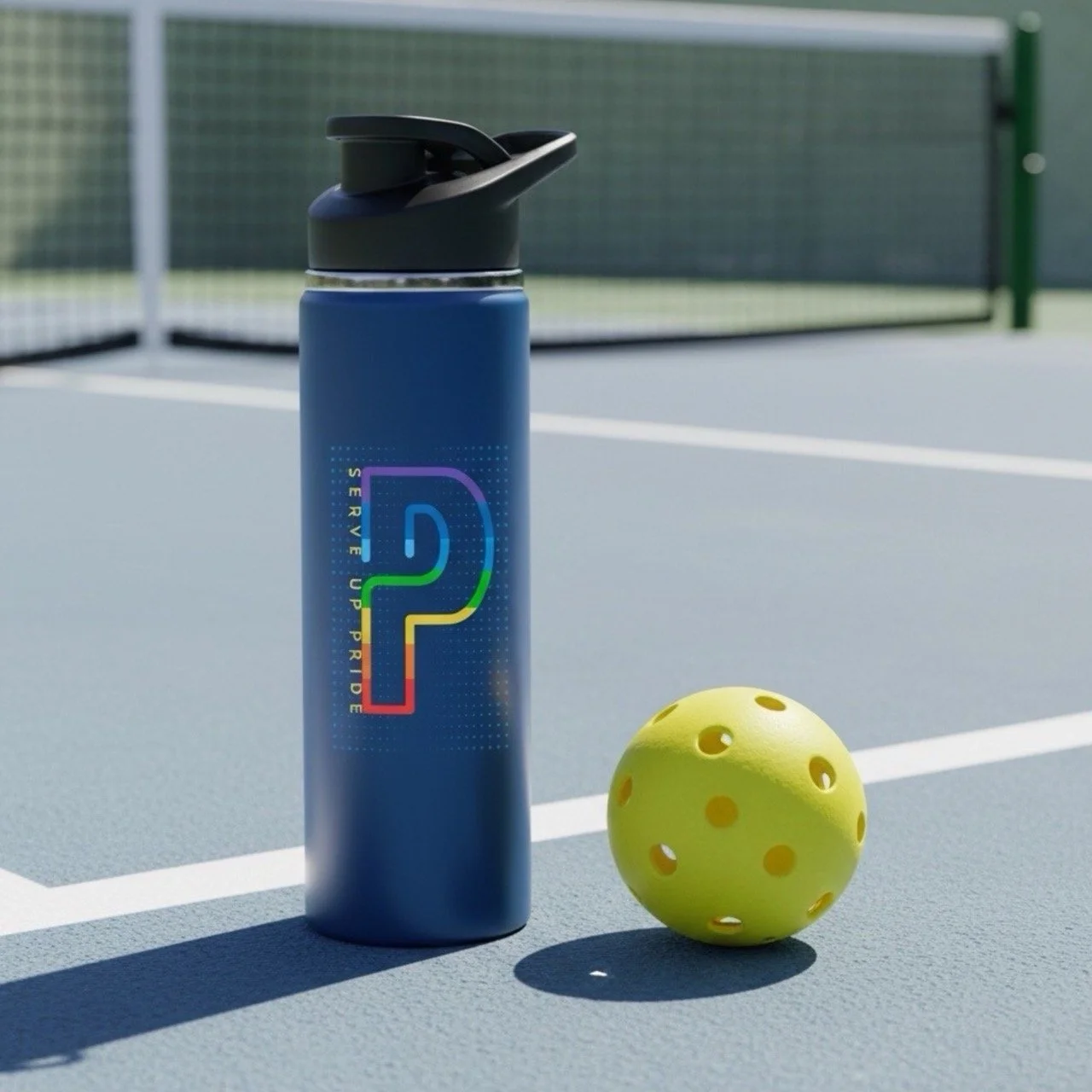Serve Up Pride BPA Free Active Flask | 750ml Snap Cap Water Bottle