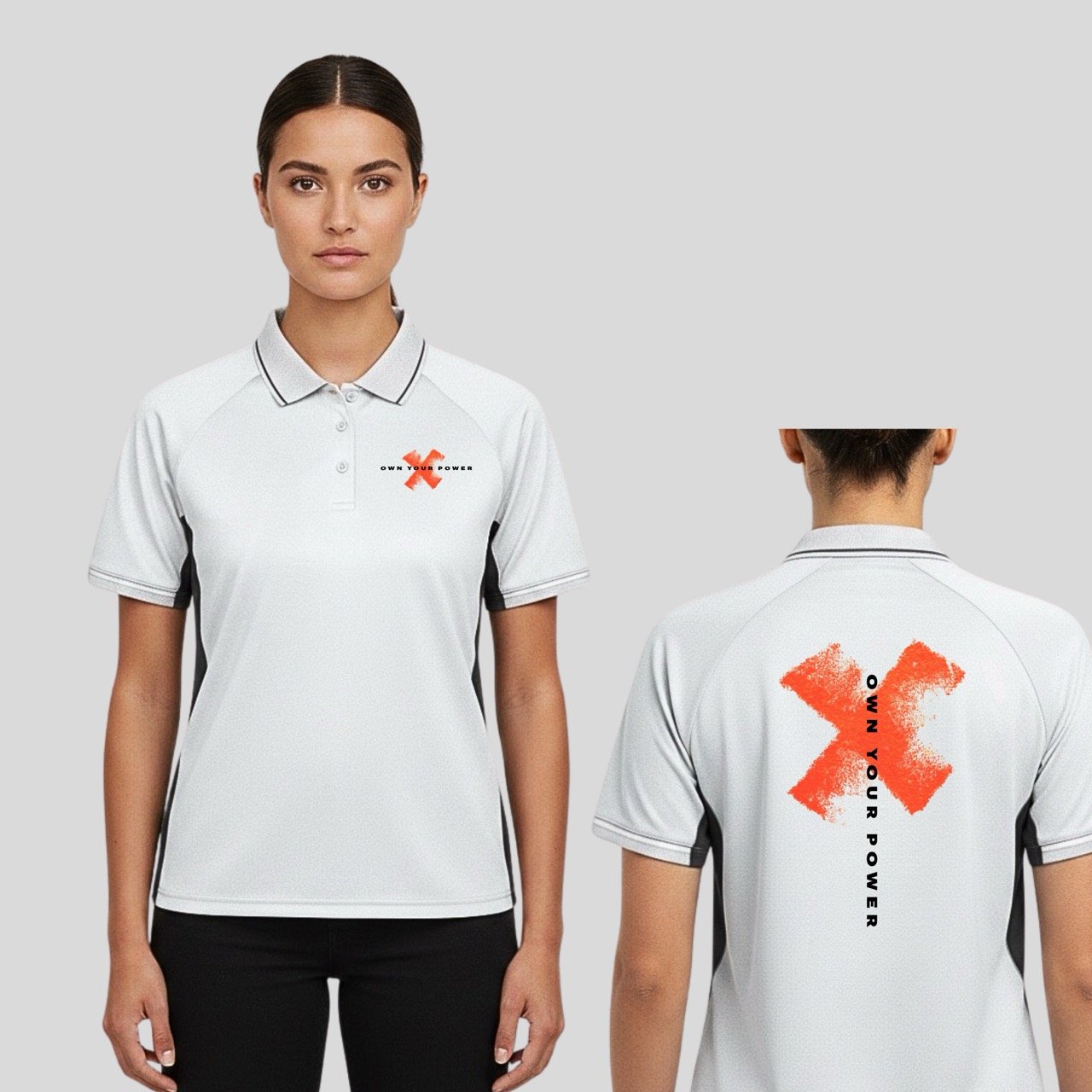 Women’s Own Your Power Performance Polo | Sweat-Wicking Mesh Panels