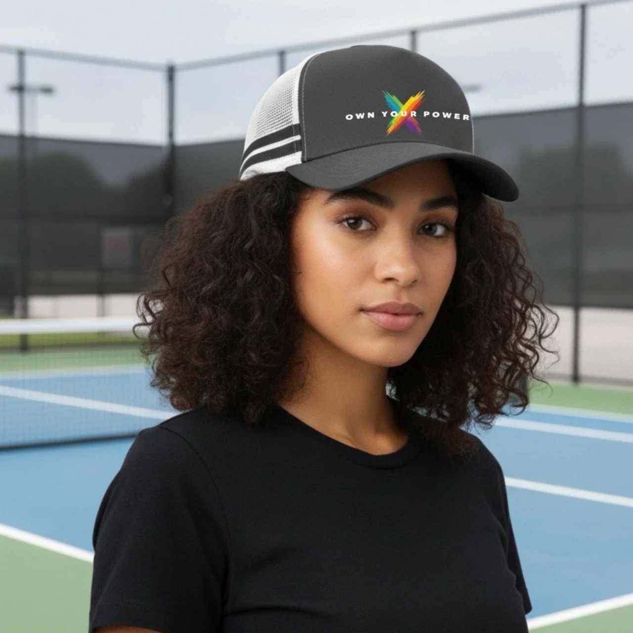 OWN YOUR POWER WOMEN'S TRUCKER CAP | Structured A-Frame Mesh Hat