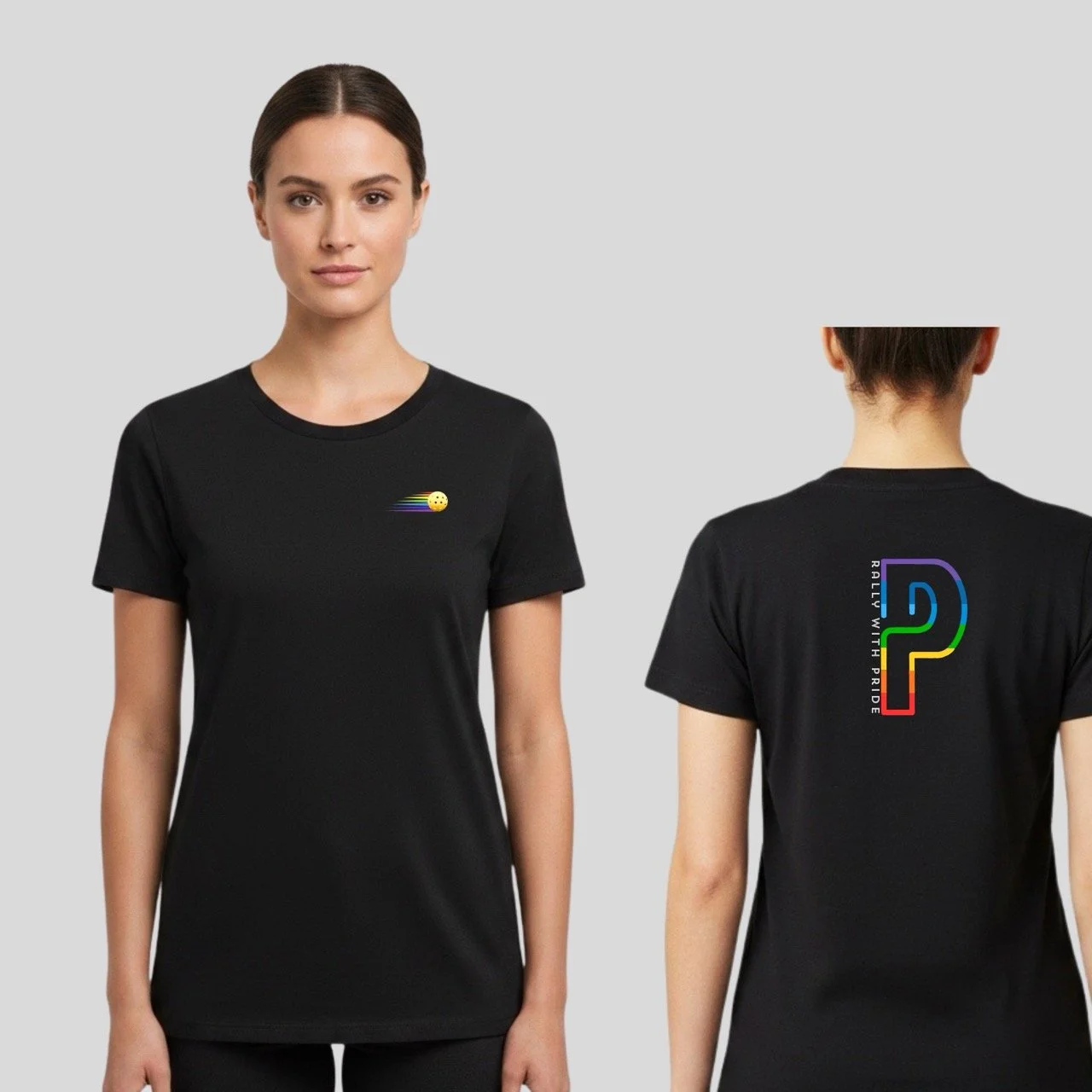 Women’s Mid-Weight Rally with Pride Graphic Tee | Speedball Edition