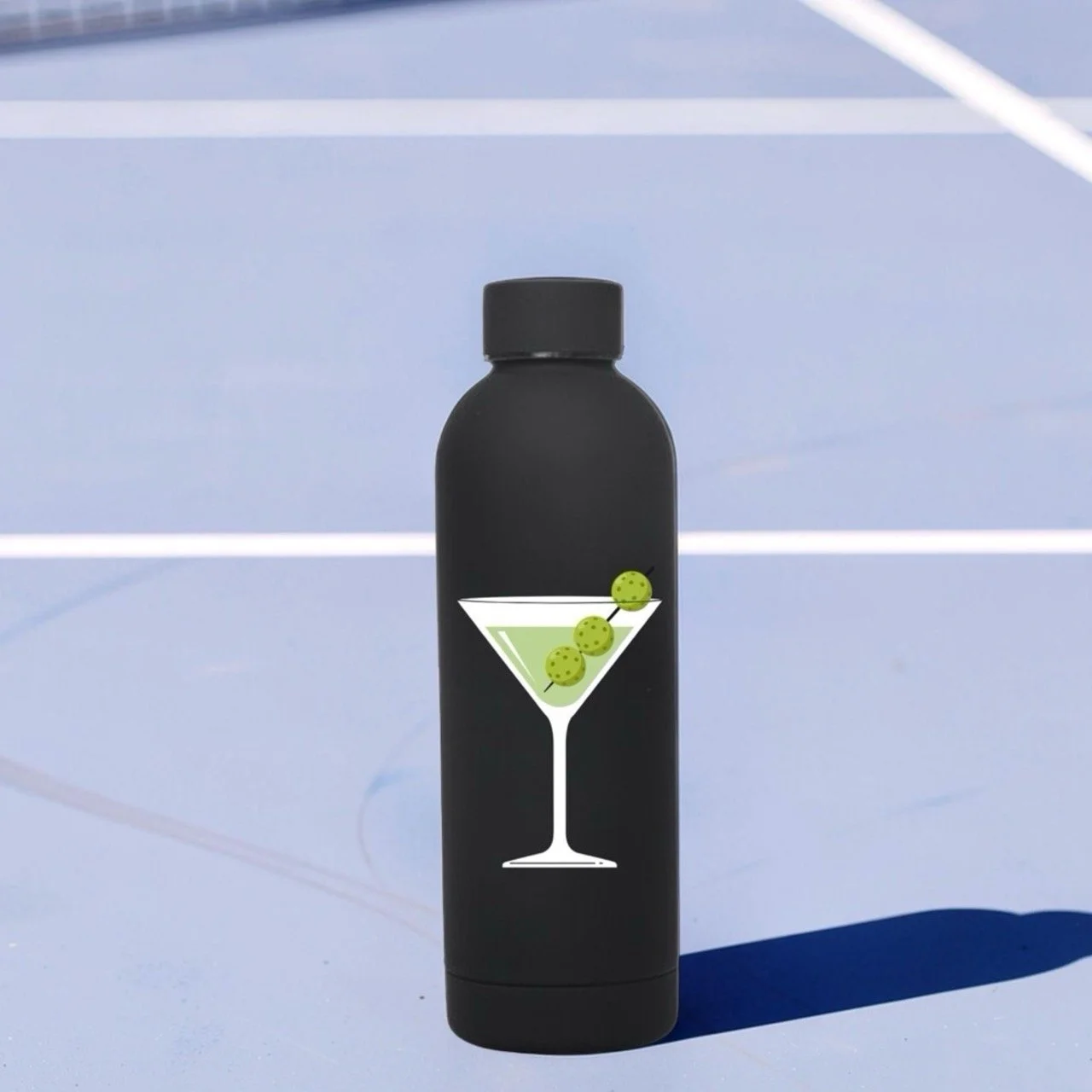 Martini Pickleball Double-walled Insulated Stainless Steel Water Bottle | 500ml