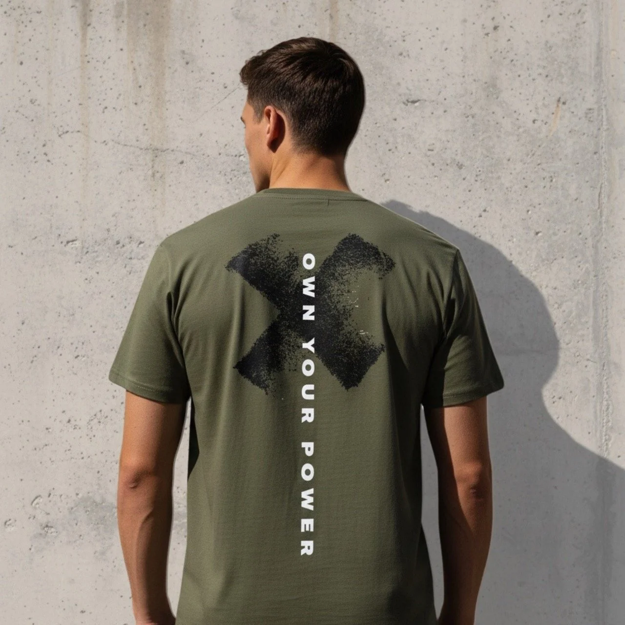 Men’s  Own Your Power Faded Cotton Tee | Mid-Weight Australian Cotton