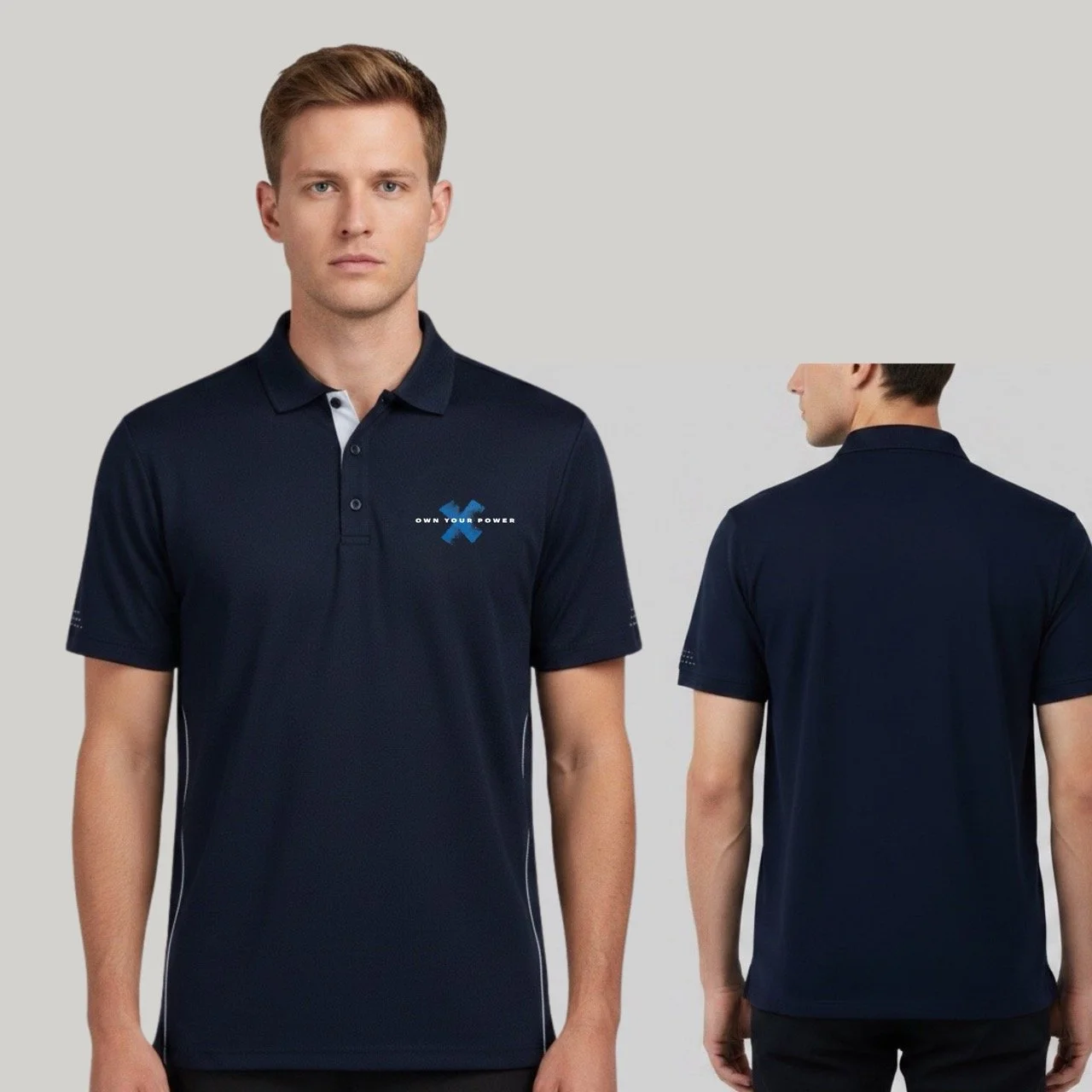 Men's Premium Own your power Hydro-Kinetic Technical Polo