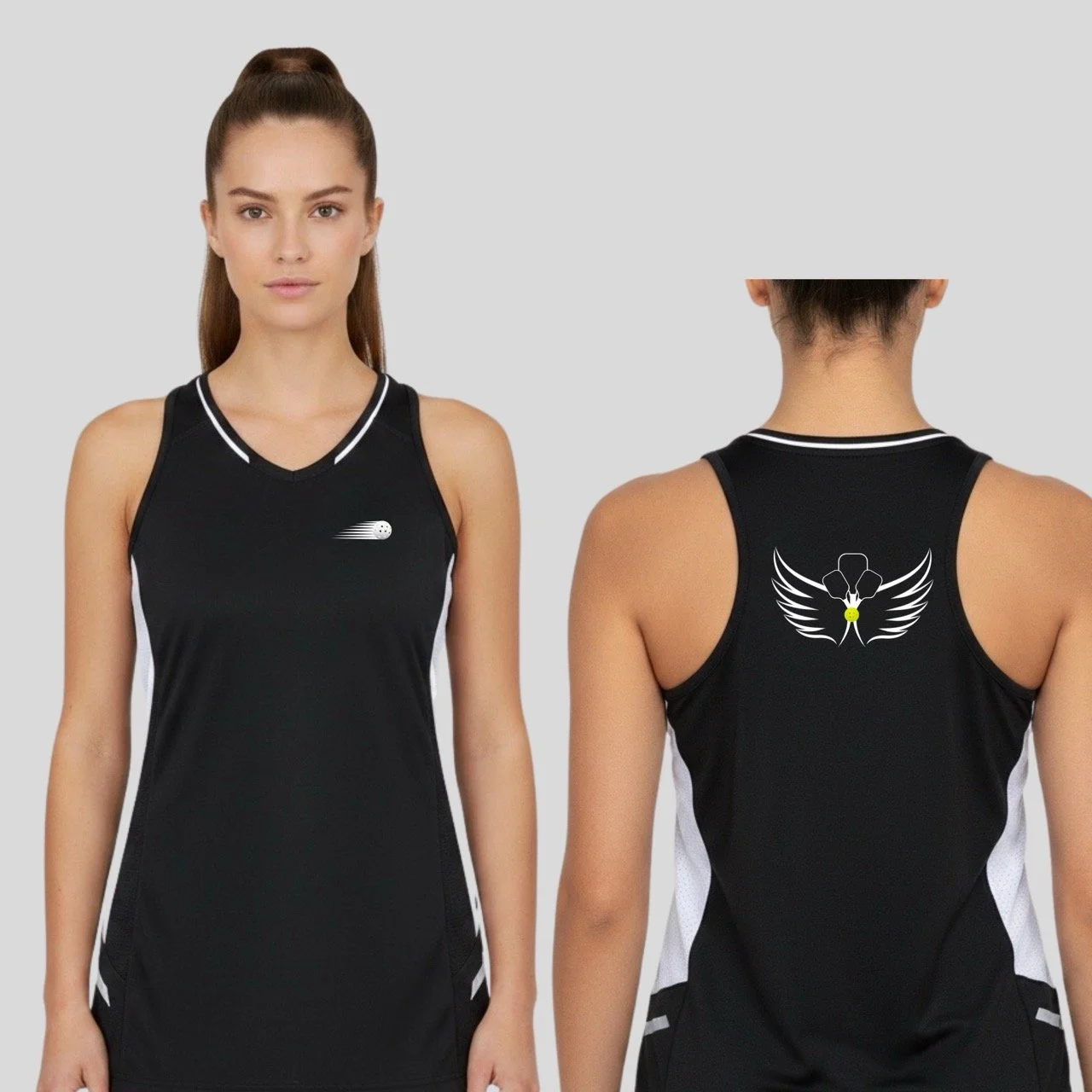 Women’s Pro-Flite Wings Performance Racerback Singlet | Sweat-Wicking Mesh Panels