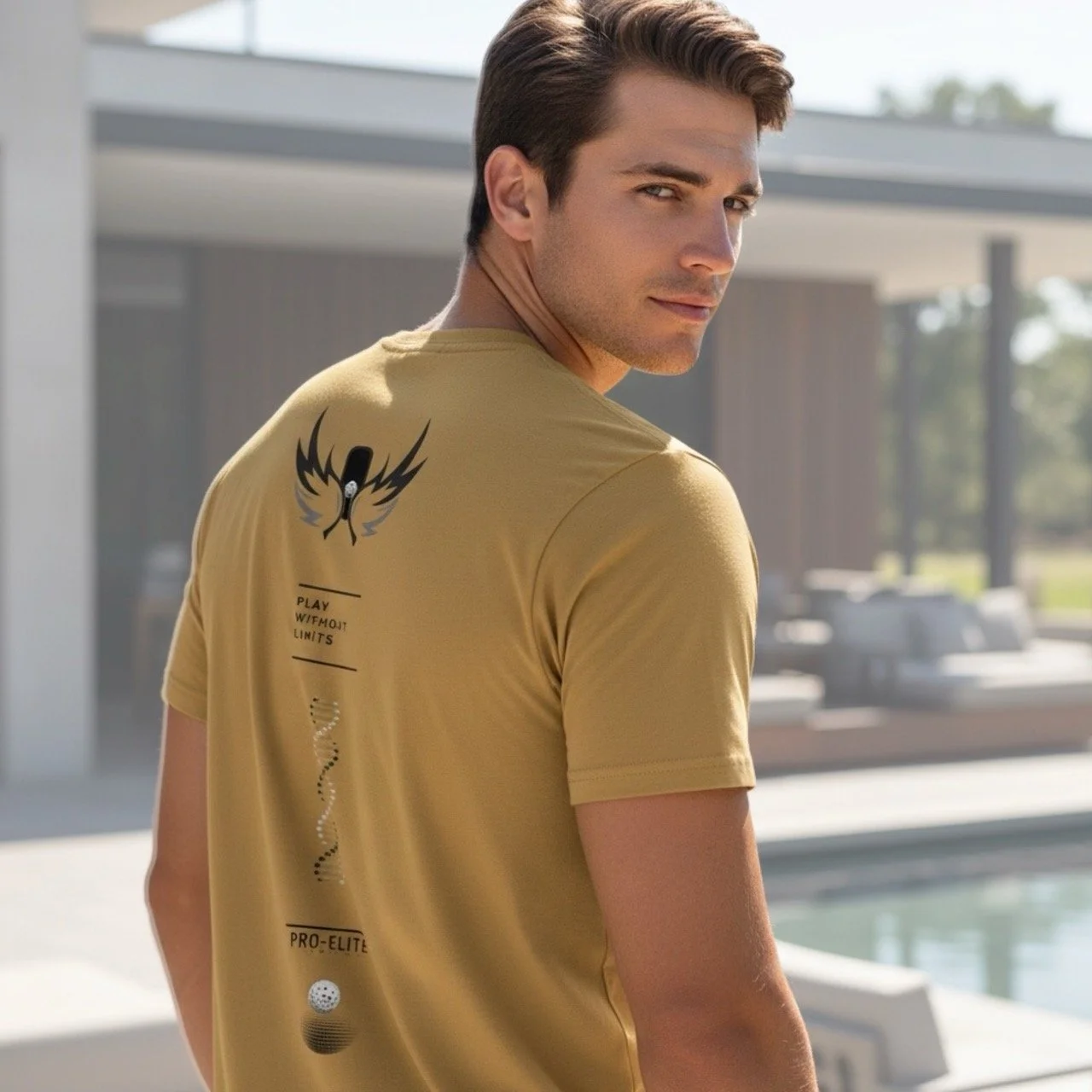 Men’s Play Without Limits Faded Cotton Tee | Pro-Flite Wings Edition