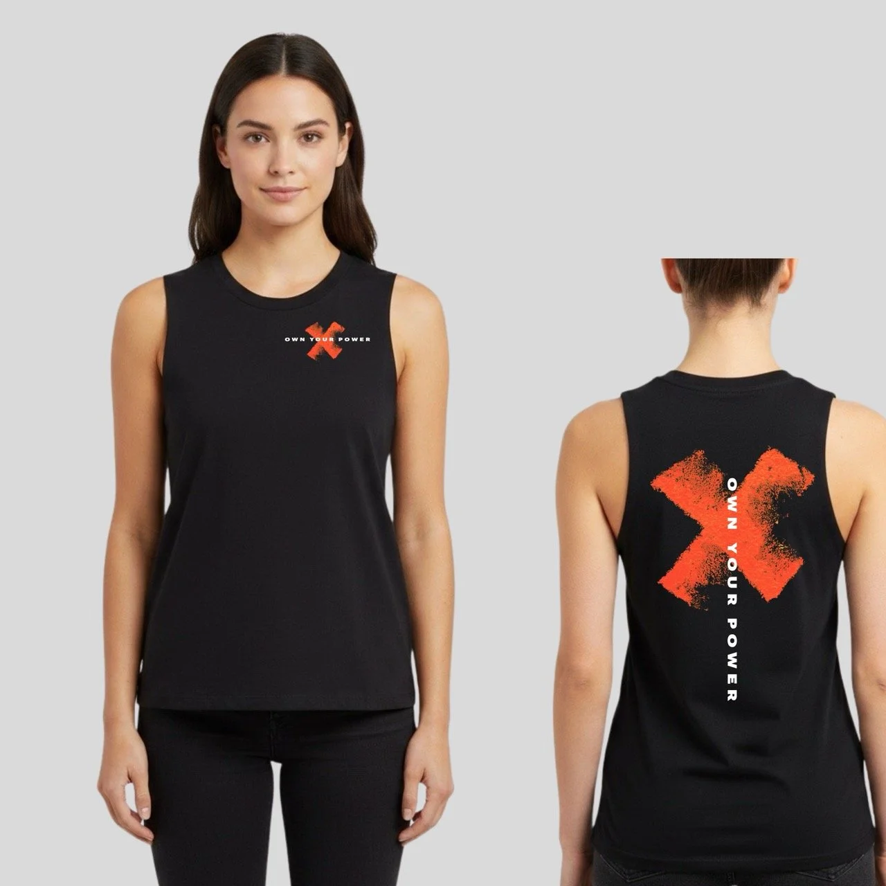 Women’s Own Your Power Cotton Tank | Signature Regular Fit Muscle Tee