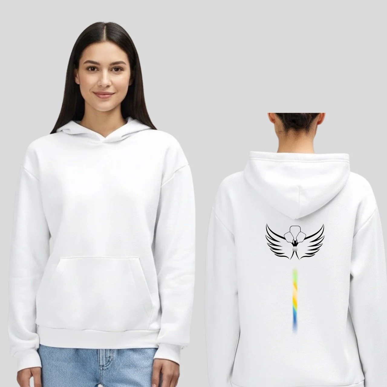Women’s Neon Wings Lightweight Fleece Hoodie | Flight Crest Edition