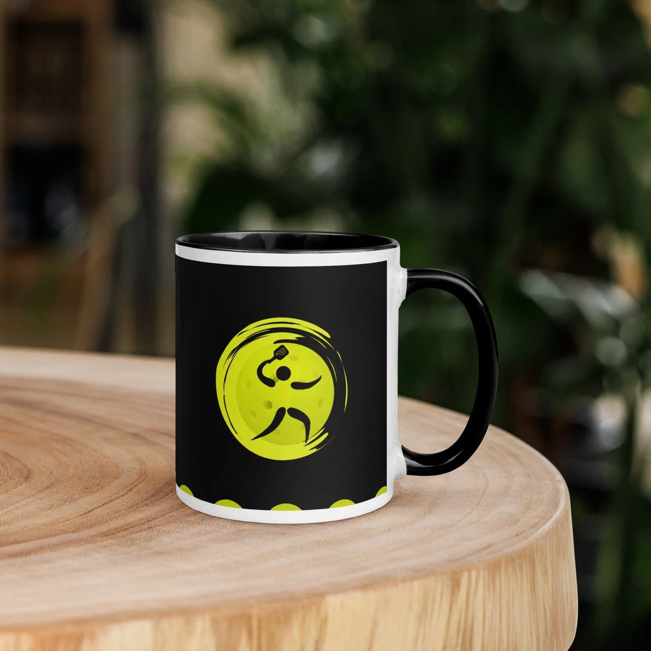 Pickleball Coffee Mug Gift | Ceramic Two-Tone Sports Mug