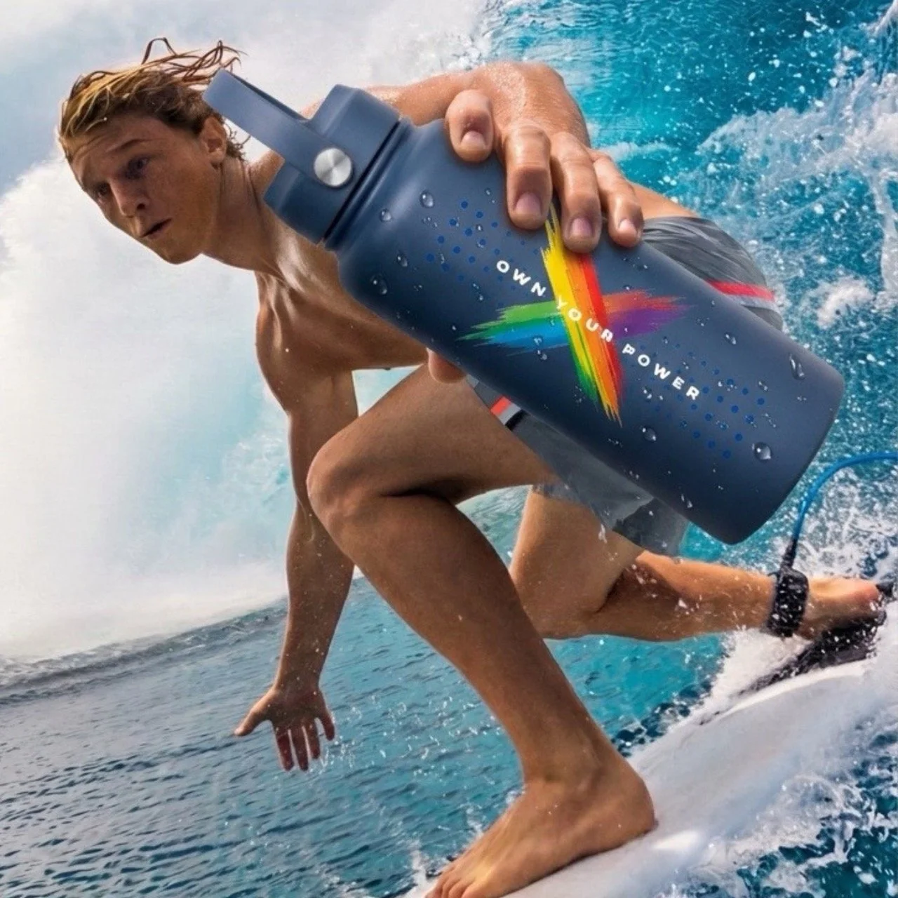 Own Your Pride Power Double-walled Insulated Flask | 1 Litre