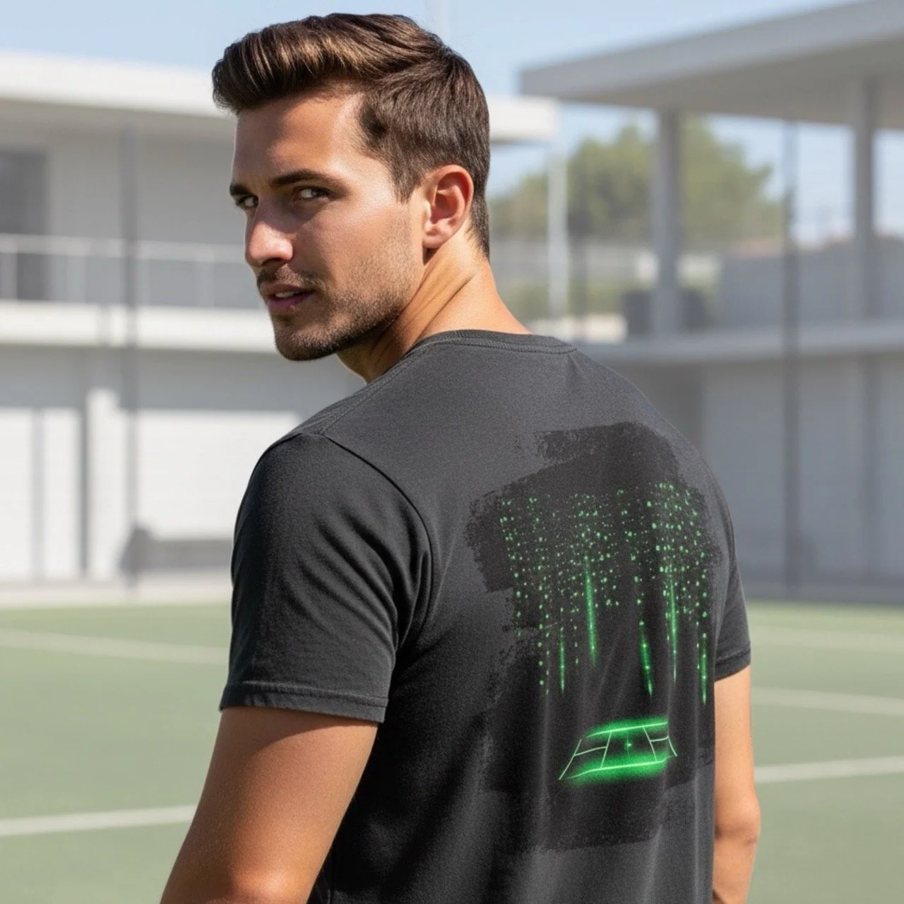 Men’s Matrix Court Faded Cotton Tee