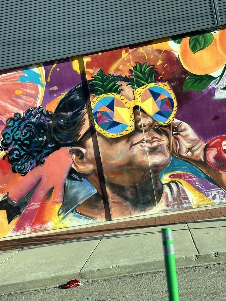 Colorful Footprints at Detroit's Eastern Market 🎨👣