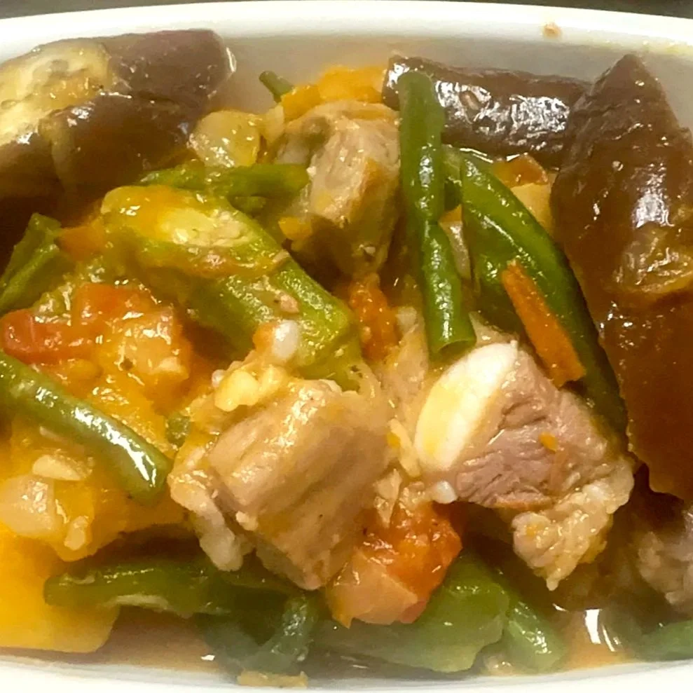 Pinakbet — A colorful Filipino vegetable dish from our family table.