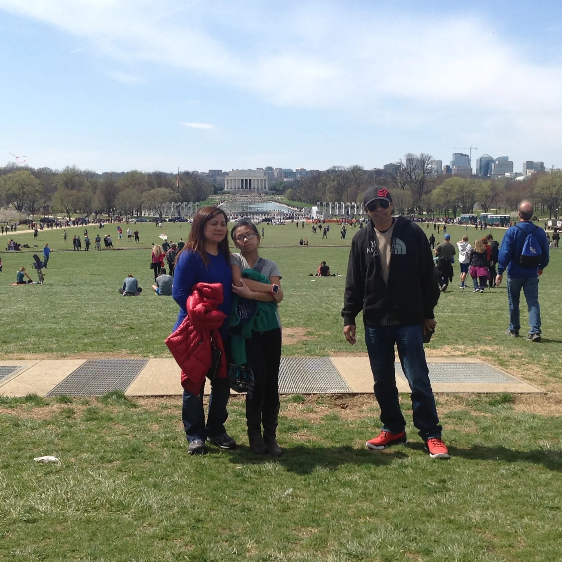 A family spring afternoon