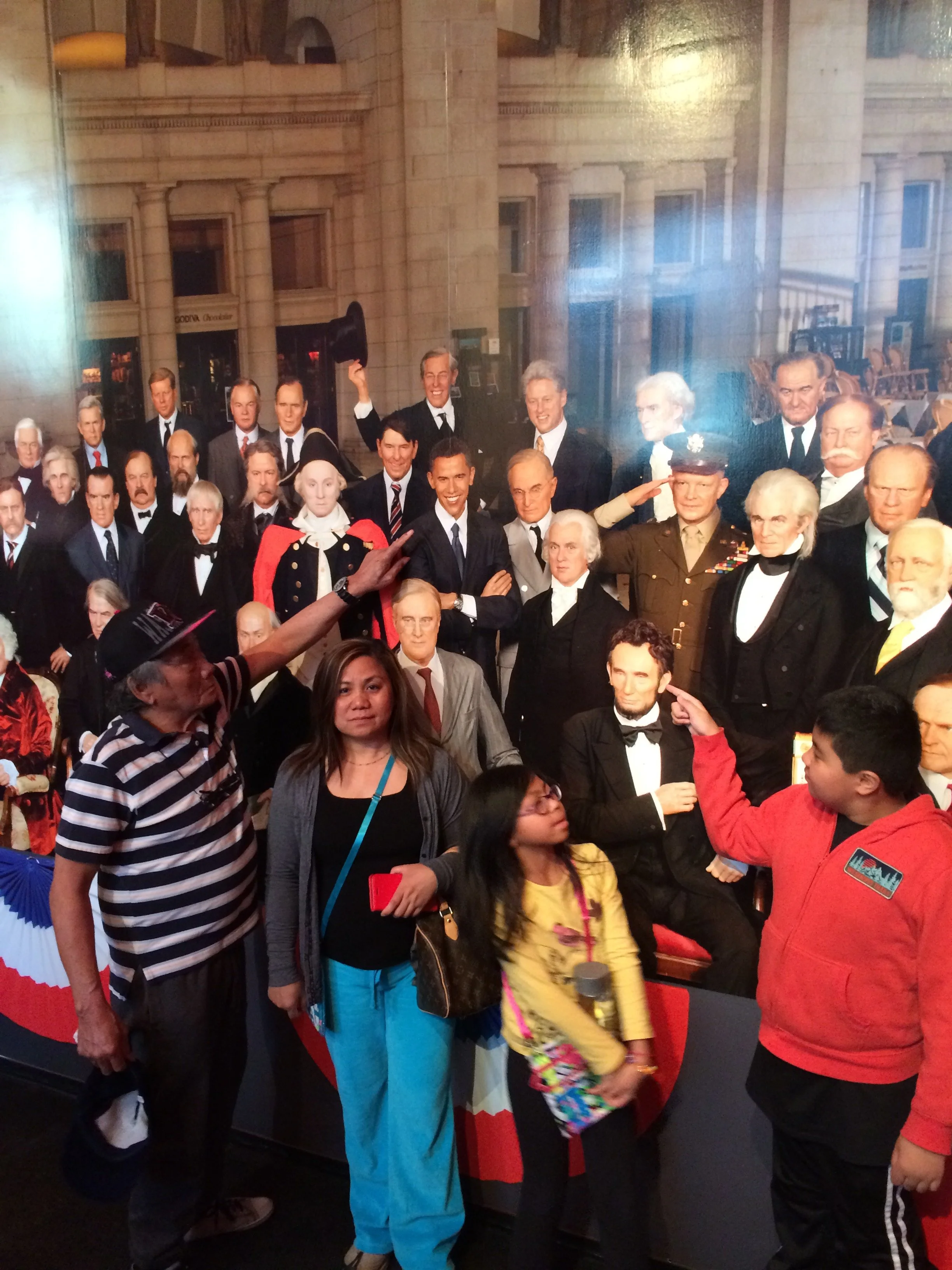 The presidential wax gallery