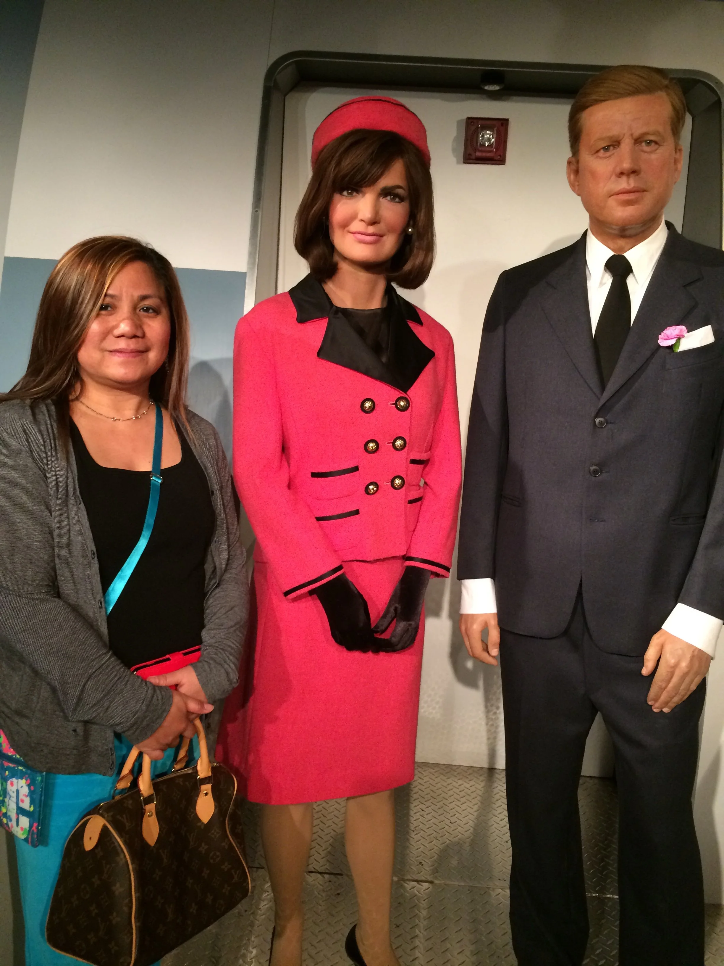 The Kennedy wax display