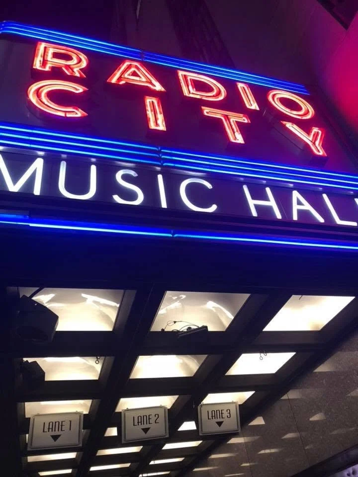 Radio City Music Hall on our Christmas Spectacular birthday outing, December 2018.
