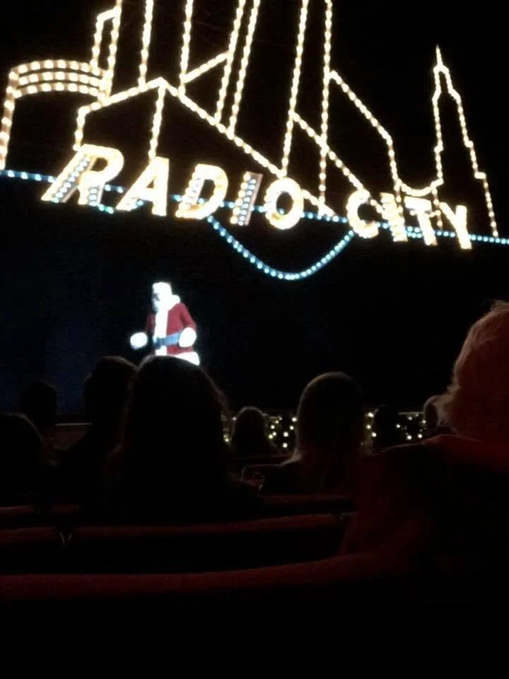 Inside Radio City Music Hall during our December 2018 birthday outing.