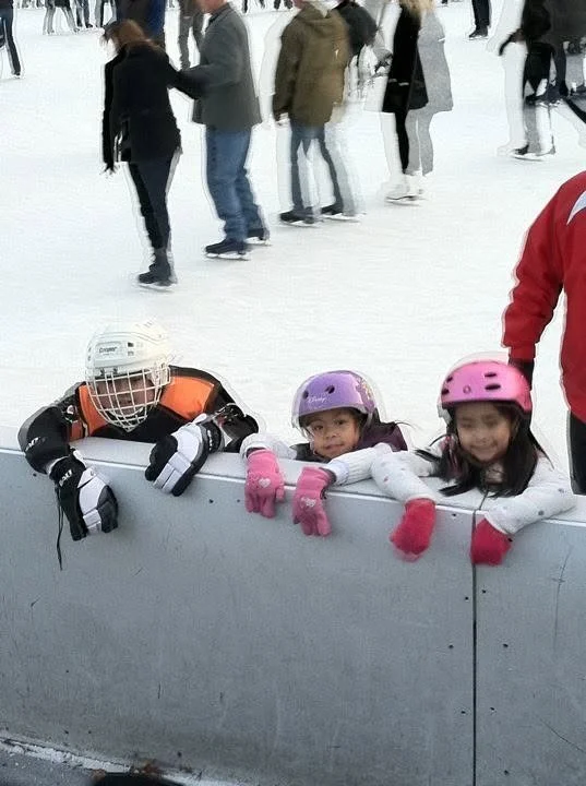 Childhood skating memories at Wollman Rink in Central Park, December 2011.