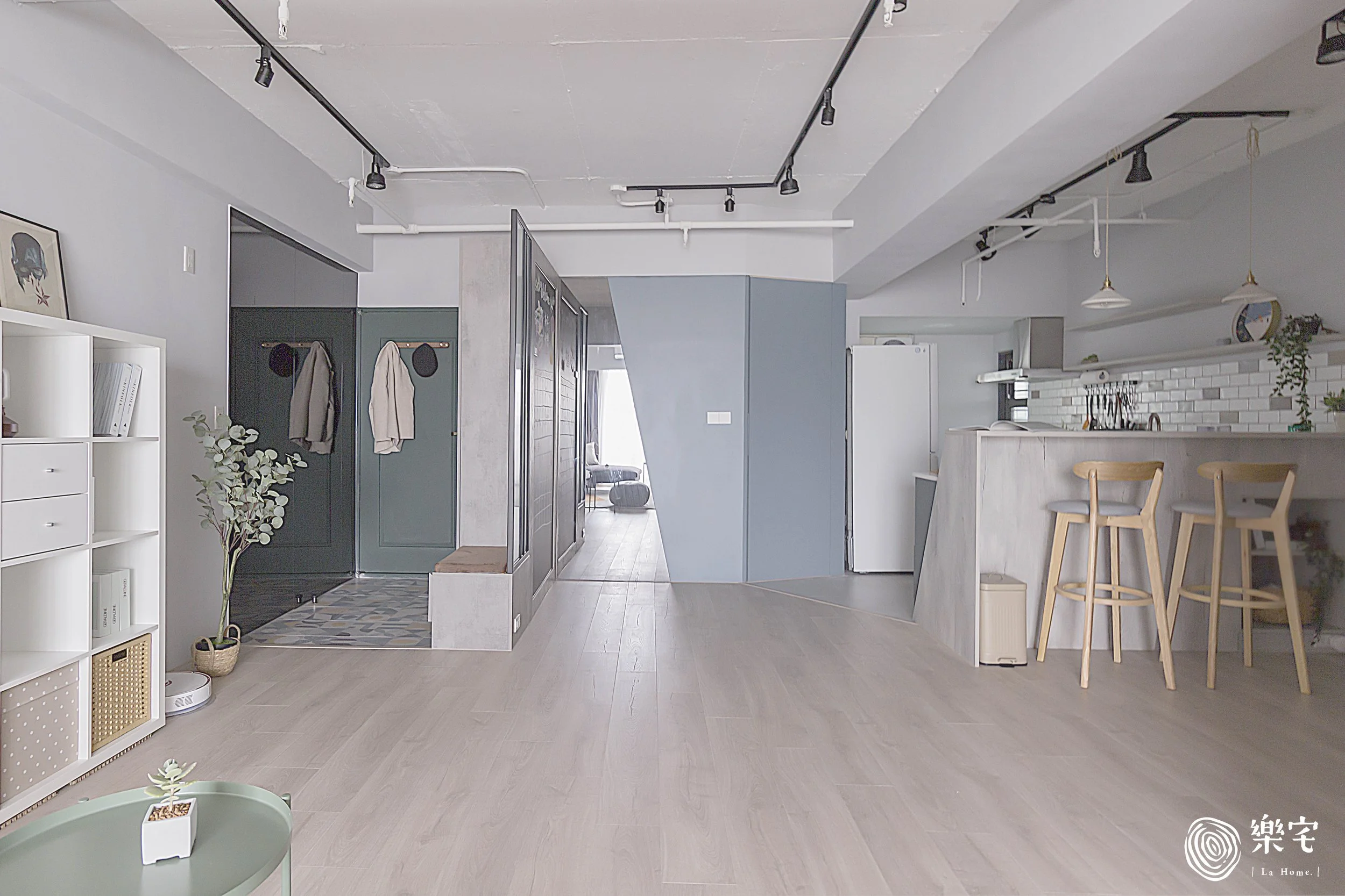 桃園愛三街-兩房兩廳20坪新屋裝修-客餐廳 (1).jpg