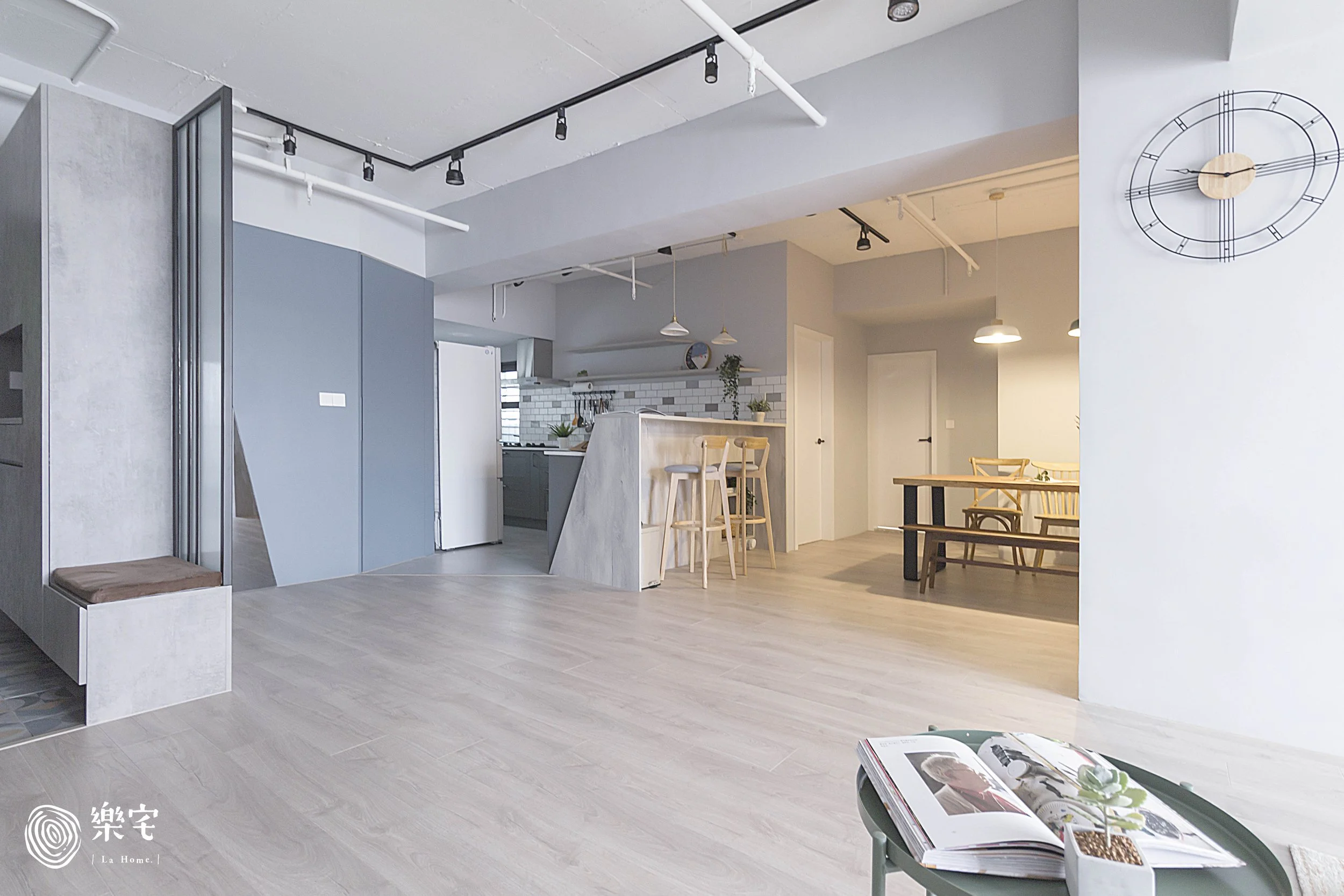 桃園愛三街-兩房兩廳20坪新屋裝修-客餐廳 (9).jpg