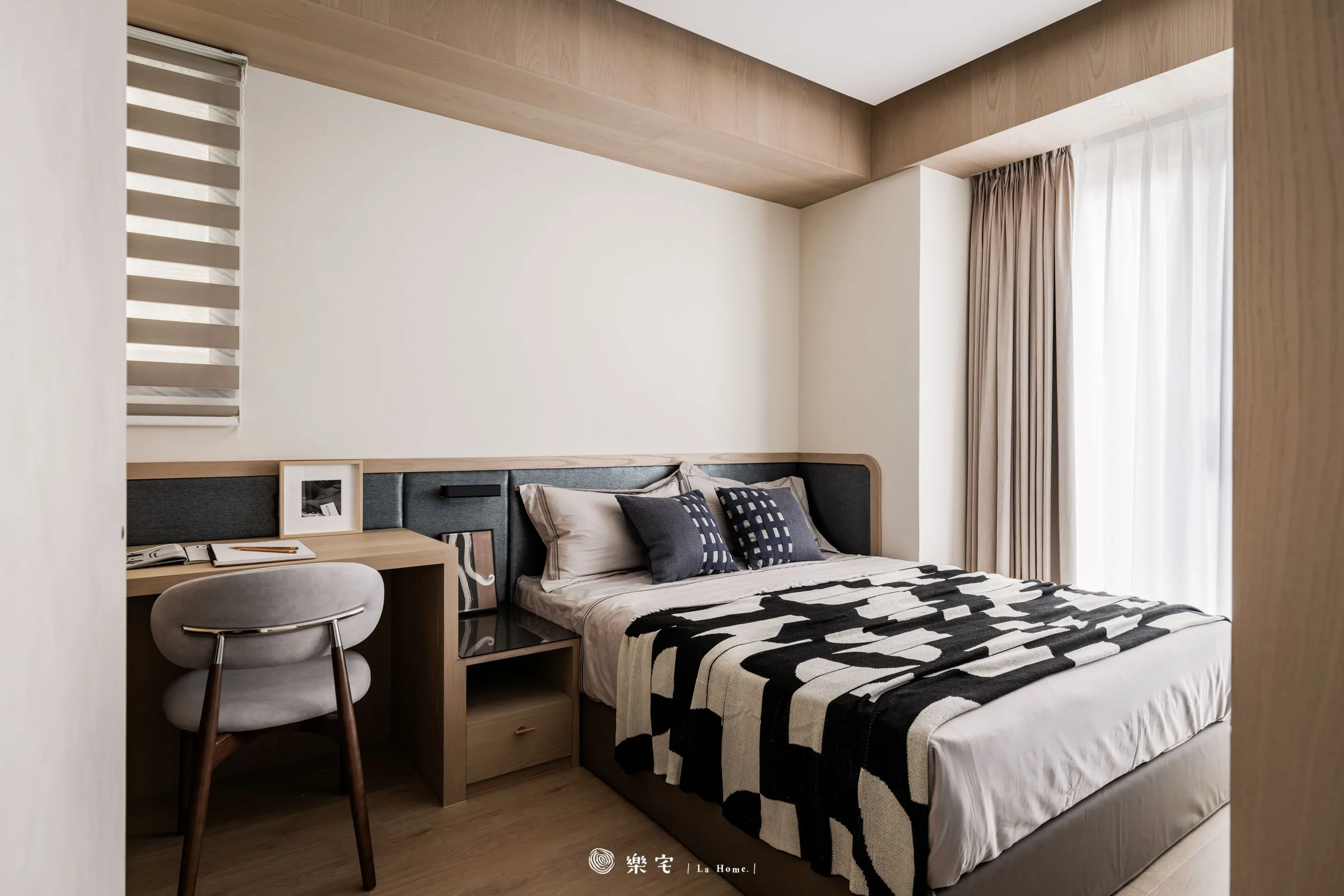 嘉磐華山雍翠樣品屋18坪兩房一廳新屋裝修-臥室 (1).jpg