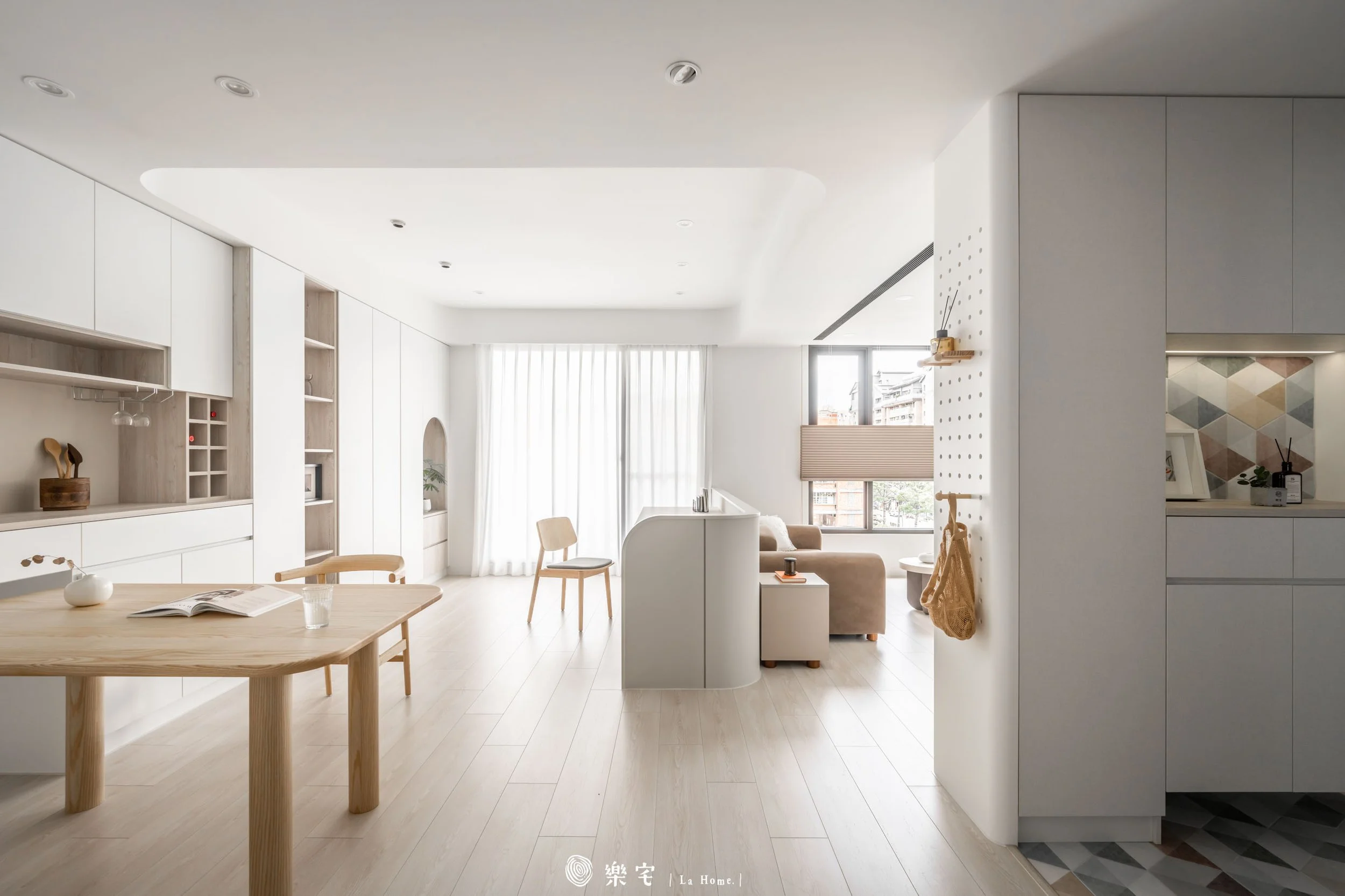 樂宅設計｜桃園竹城玉川32坪三房兩廳新屋裝修-客餐廳 (2).jpg