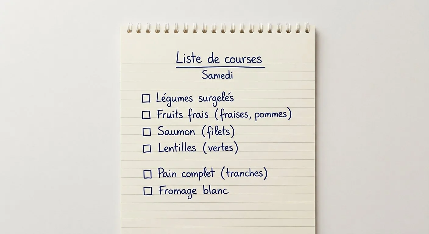 La liste de course : les “must-have”