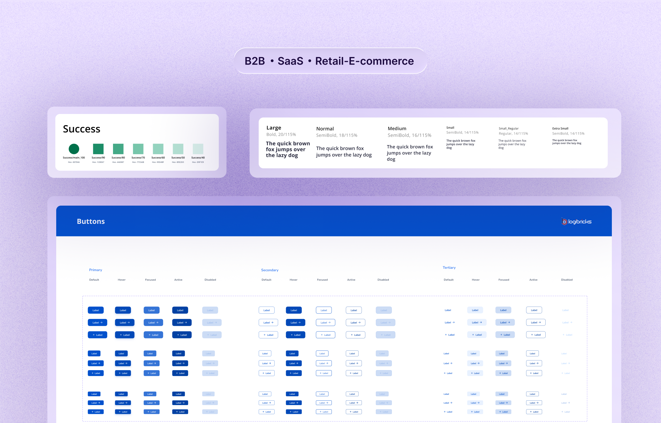 Built a design system 0→1 for an order management platform serving e-commerce retailers