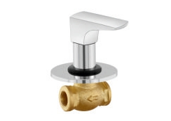 Sleek Brass & Chrome Angle Valve