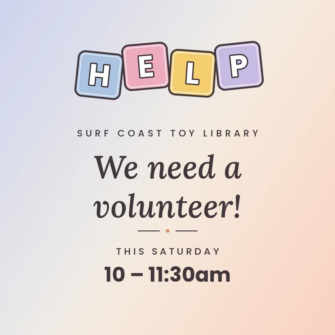 Can you spare 90 minutes this Saturday? 🧸 
We need one volunteer for our 10&ndash;11:30am session. No experience needed and there&rsquo;s always a committee member on hand to help. Sign up via the link in bio to grab the spot!