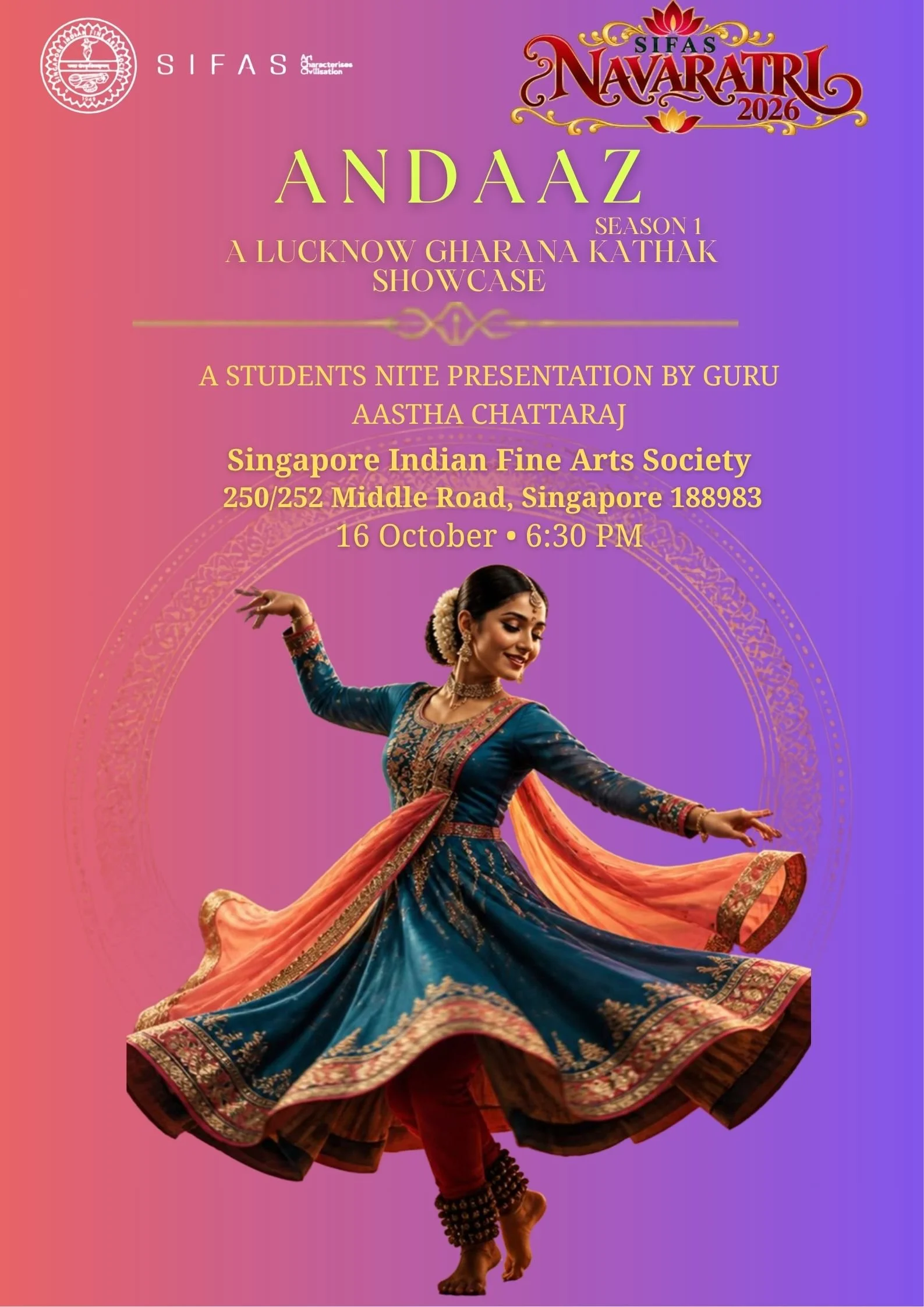 ANDAAZ – Season 1: A Lucknow Gharana Kathak Showcase