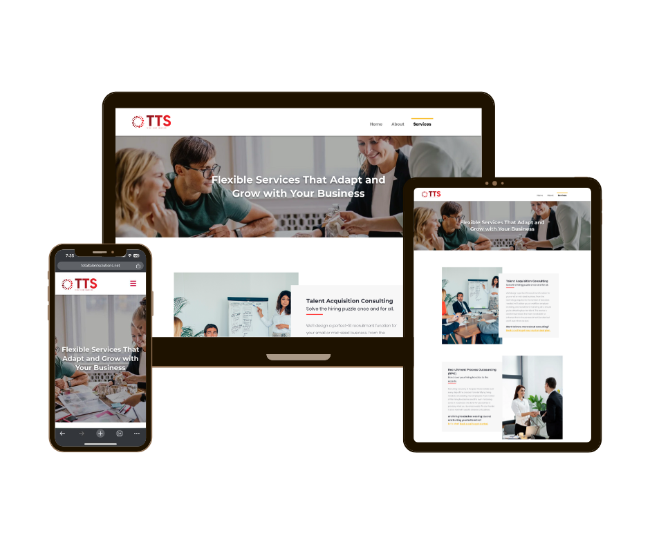 Recruitment Consultancy Website - Wix