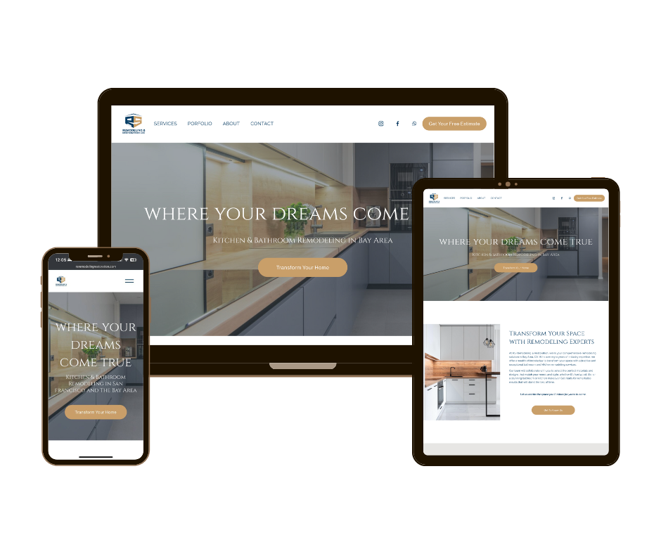 Remodeling & Restoration Company Website -Squarespace