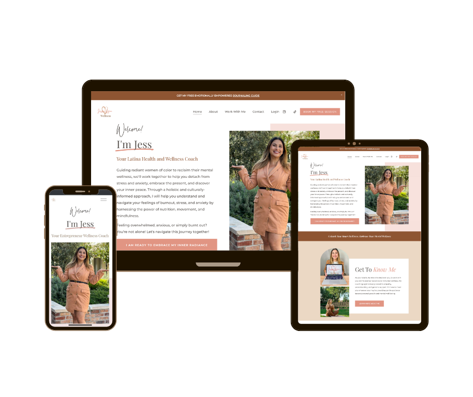 Wellness Coach Website - Squarespace