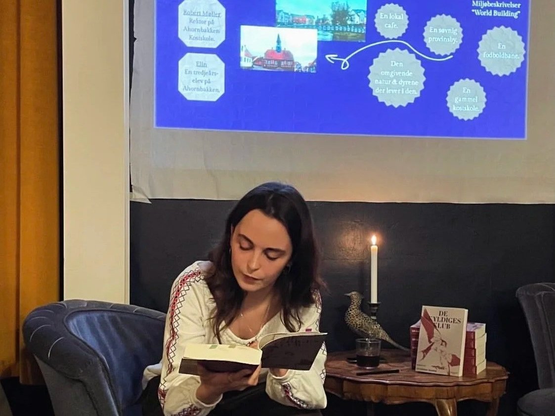 Hosting an Author Talk with Aoife Coffee, (Ebeltoft, 2026).