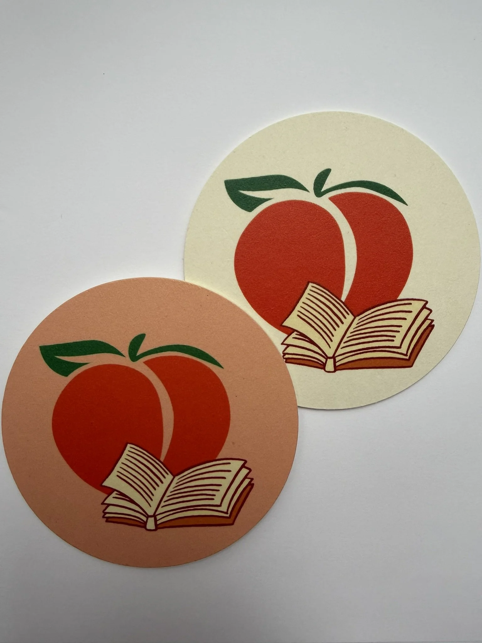 Peach'n'Press Coaster