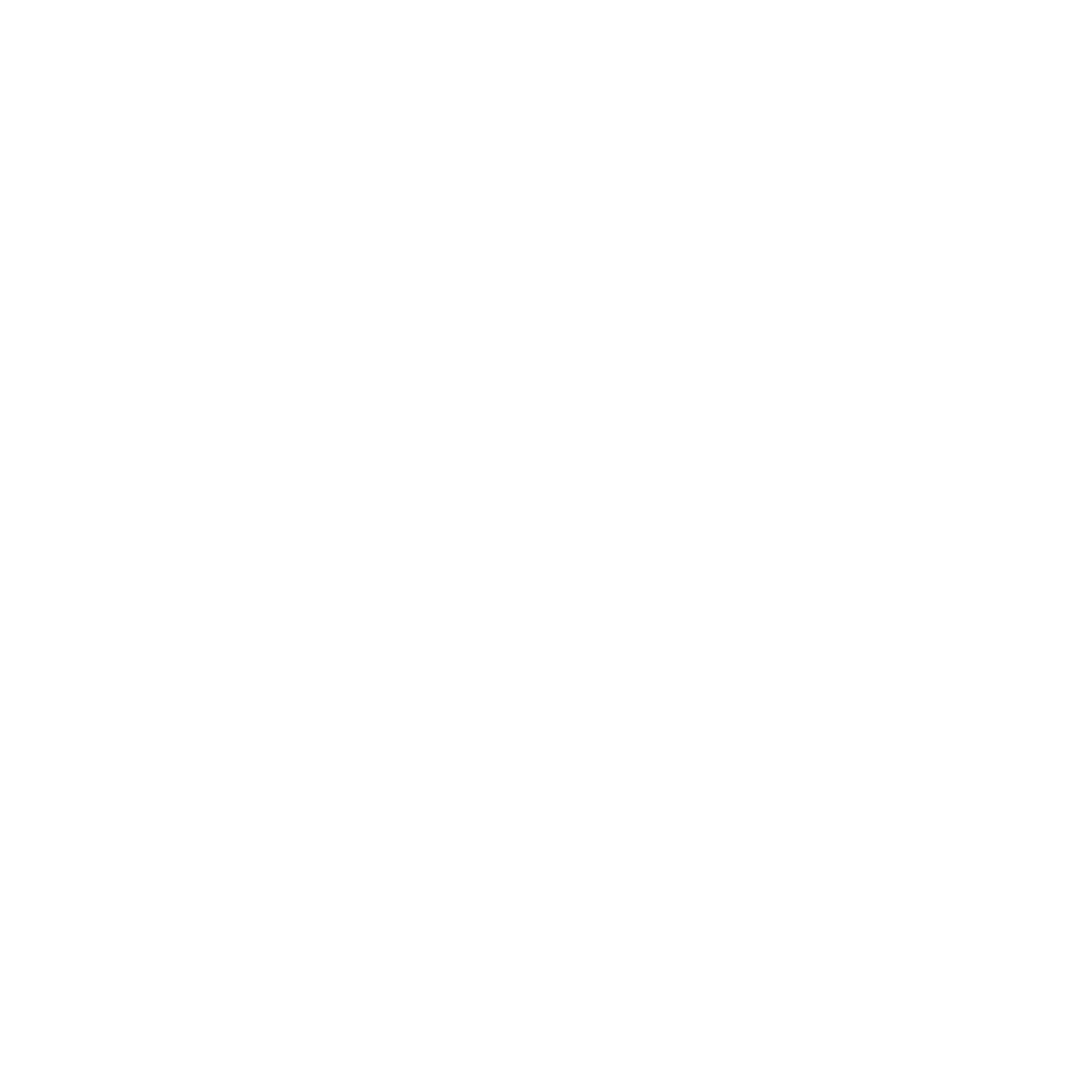 An abstract black and white hand-drawn illustration of a smiling face with closed eyes and a rounded nose.