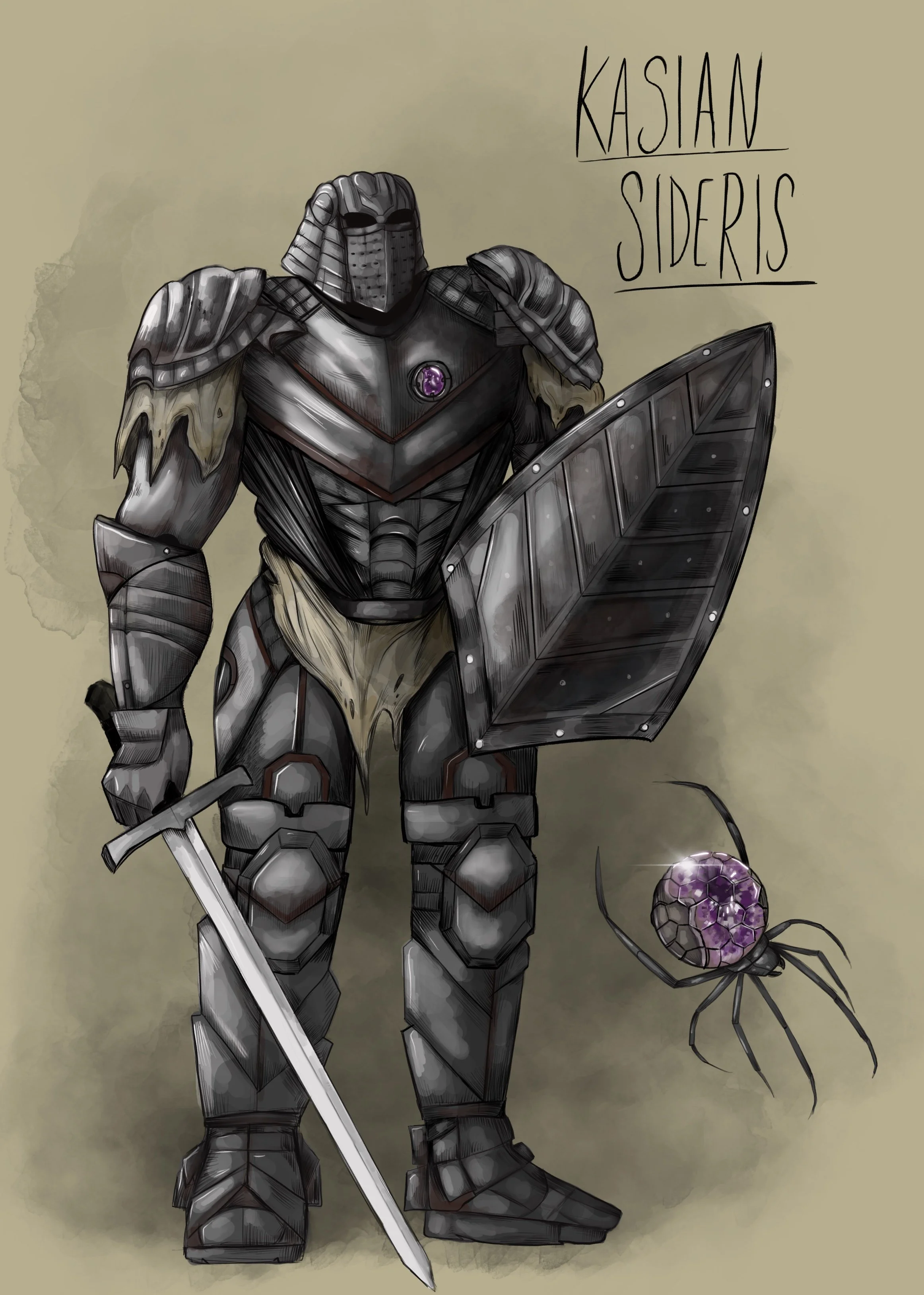 Kasian- Commissioned illustrations of Dungeons and Dragons characters
