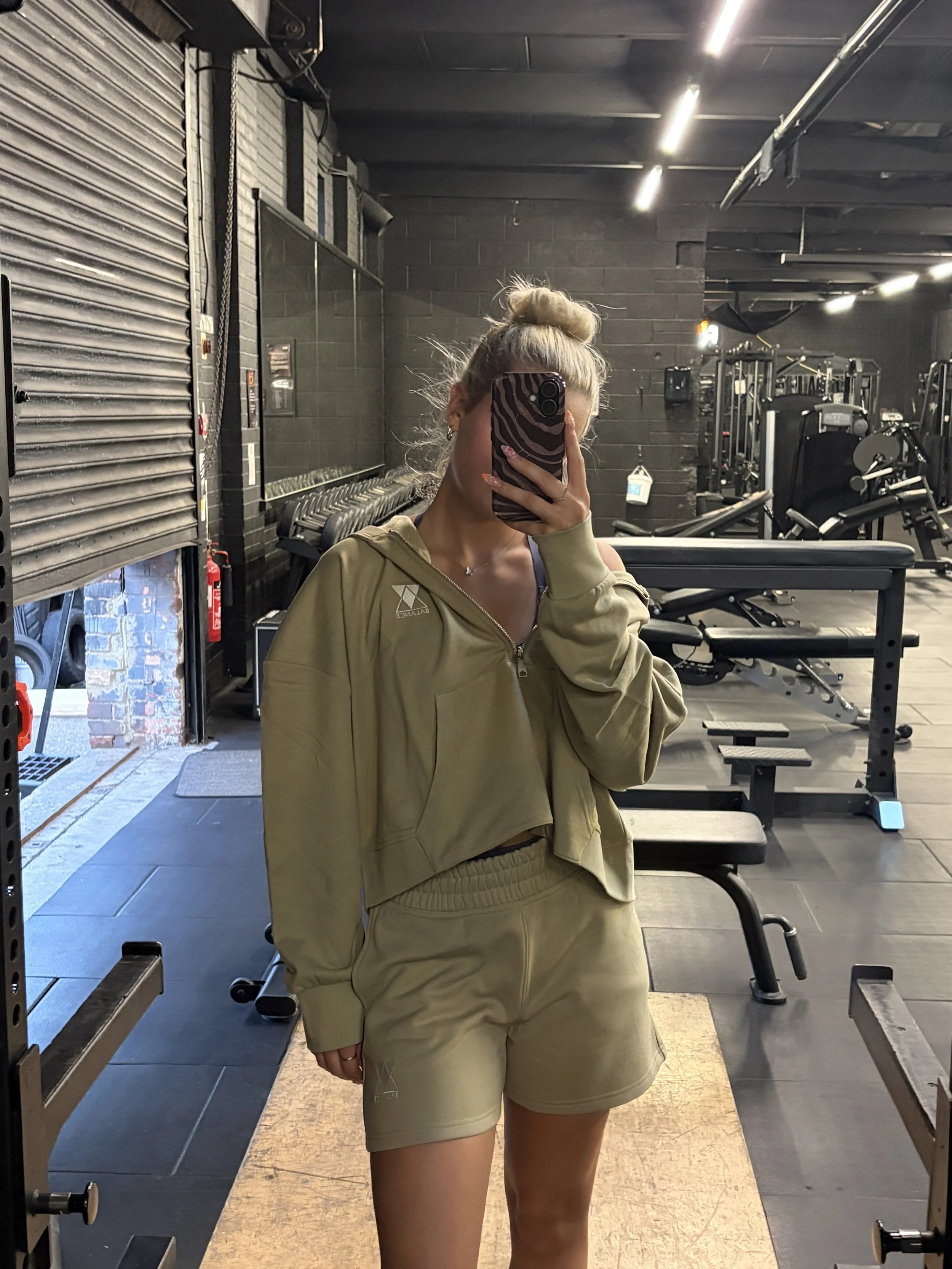 Balance Cropped Hoodie