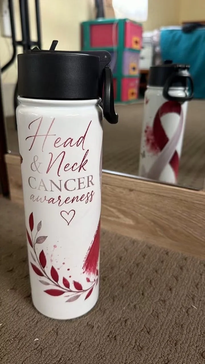 Head & Neck Cancer Awareness Bottle