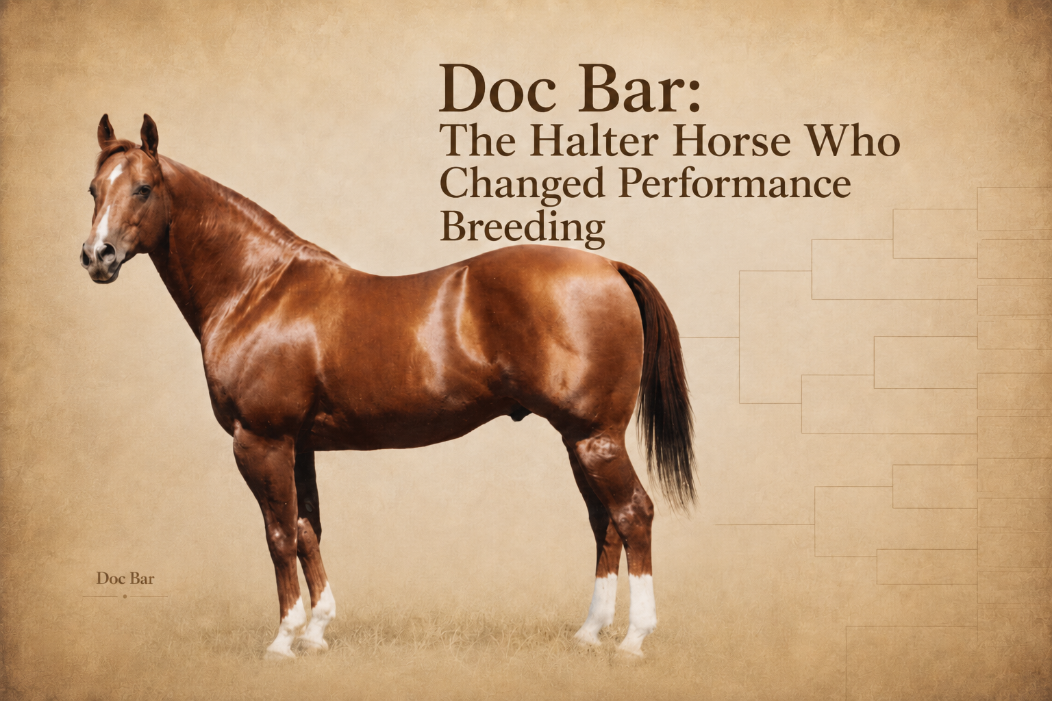 Doc Bar: The Halter Horse Who Changed Performance Breeding