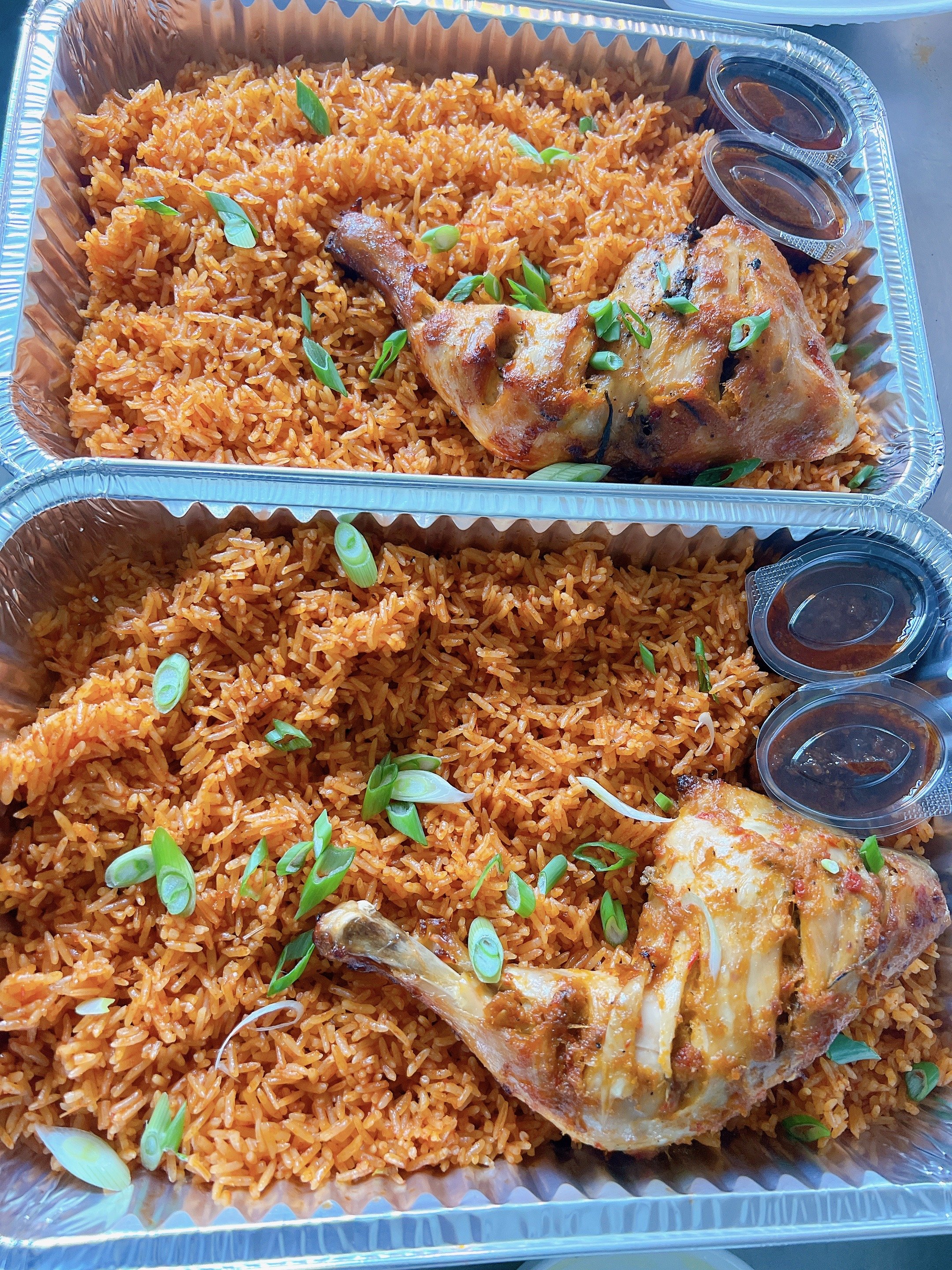 Jollof Rice with Grilled Chicken