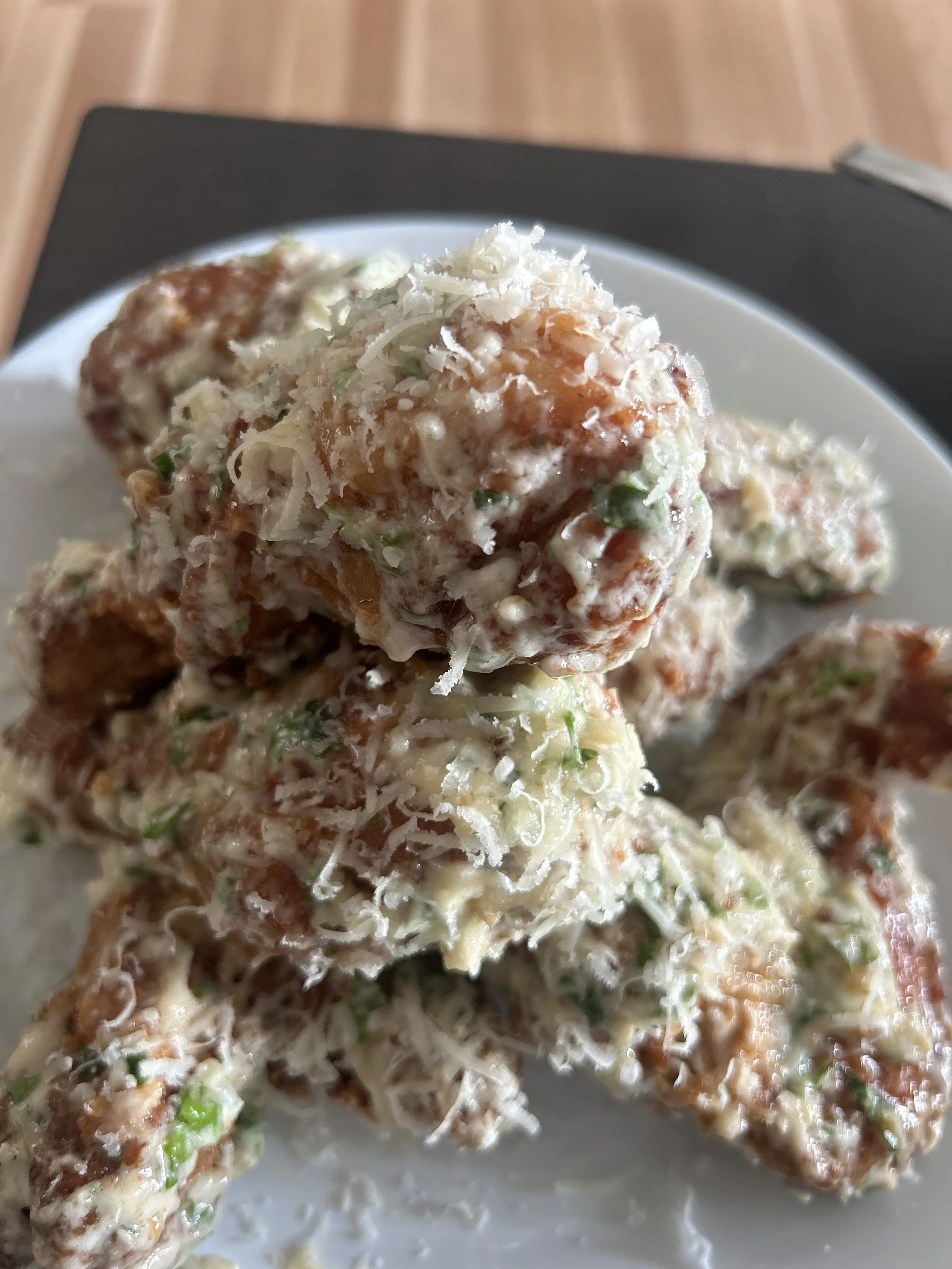 Parmesan fried chicken