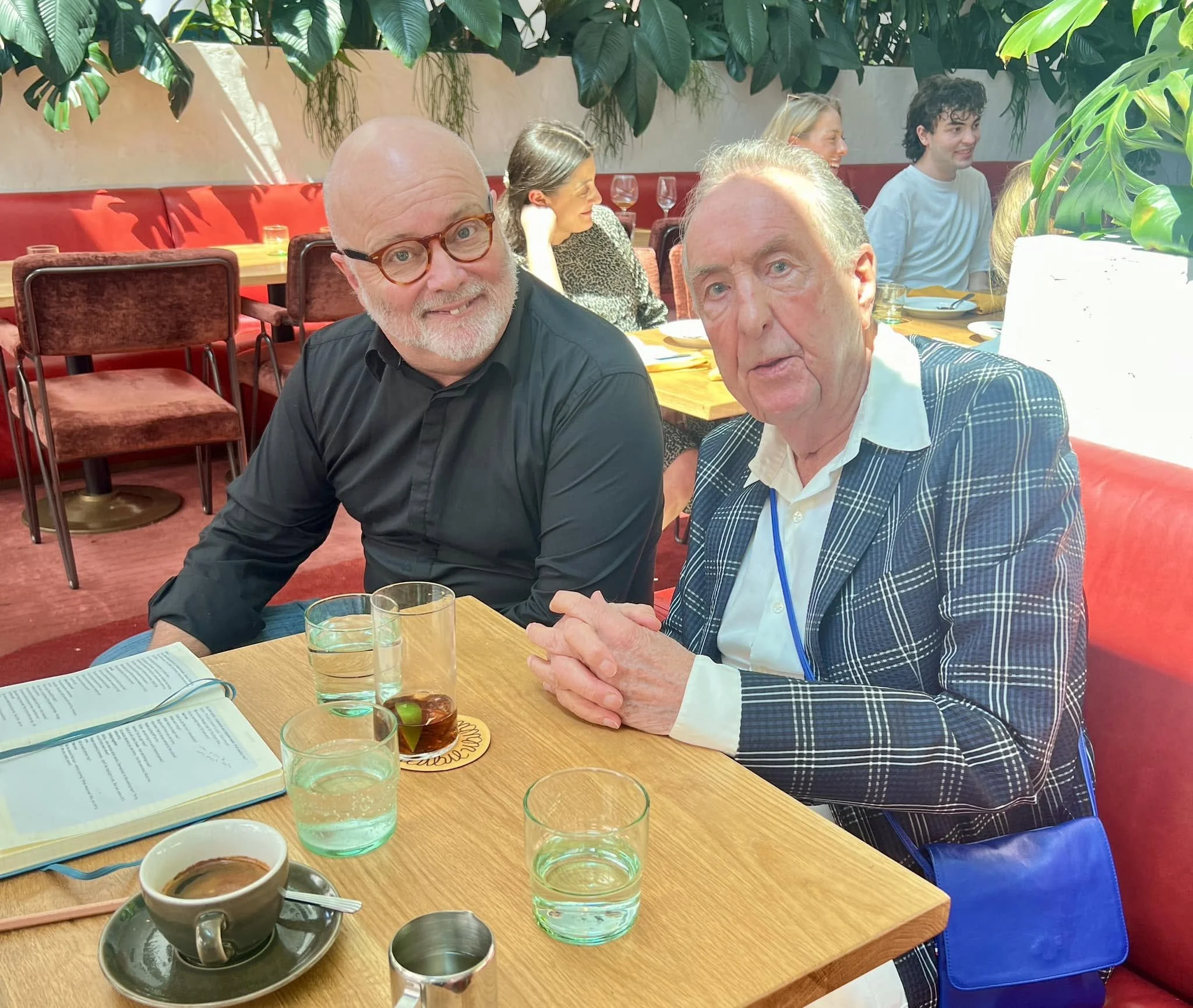 Lunch interview with comedian Eric Idle. 